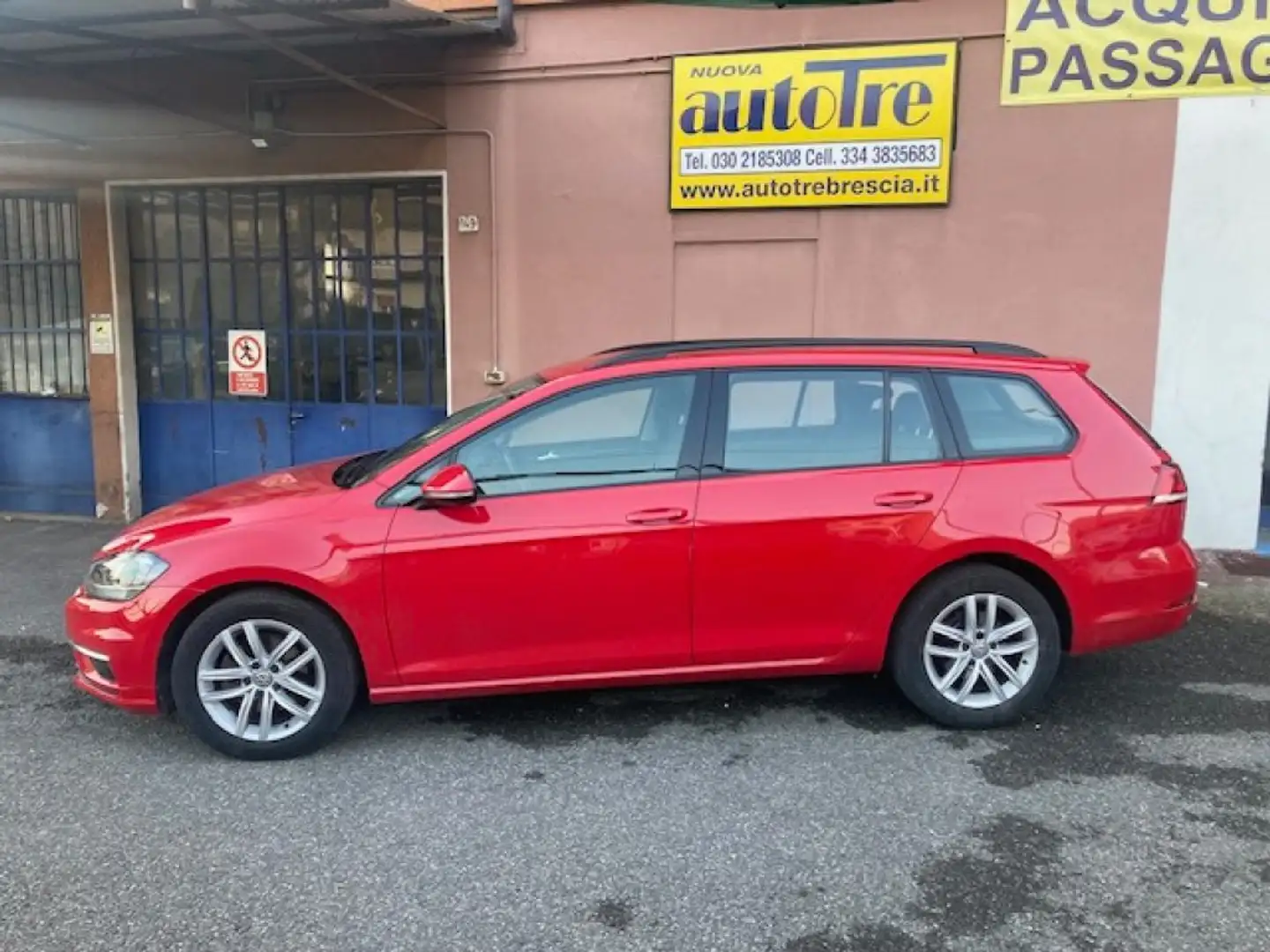 Volkswagen Golf Variant 1.6 TDI 115 CV Business BlueMotion Technology Rojo - 2