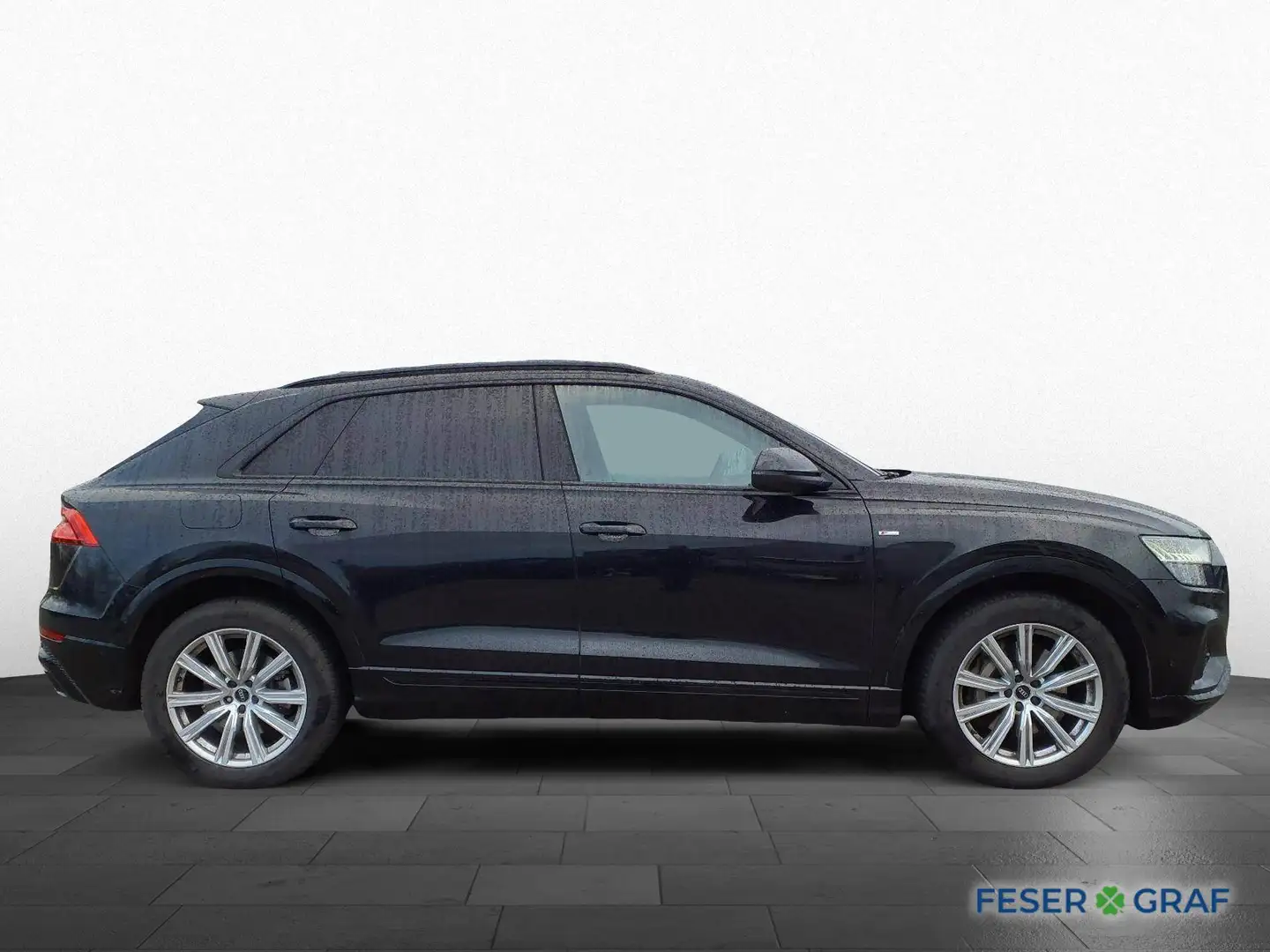 Audi Q8 50 TDI 2x S line /HD-Matrix/HuD/AHK/B&O/Standhzg Schwarz - 2
