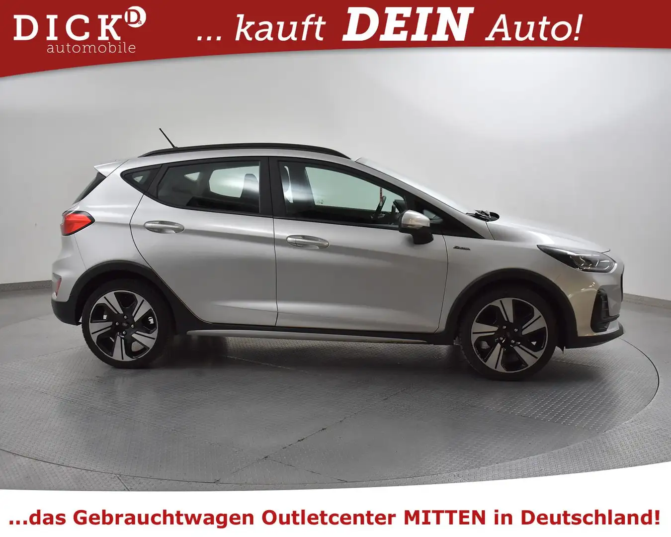 Ford Fiesta 1.0 EB Aut Active LED+SITZHZ+PDC+DAB+TEMP Silber - 2