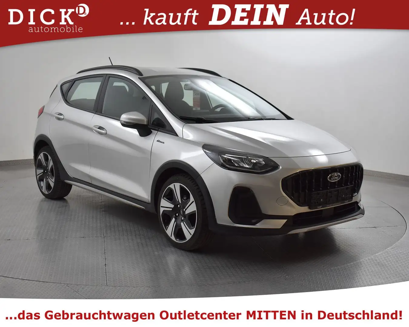 Ford Fiesta 1.0 EB Aut Active LED+SITZHZ+PDC+DAB+TEMP Silber - 1