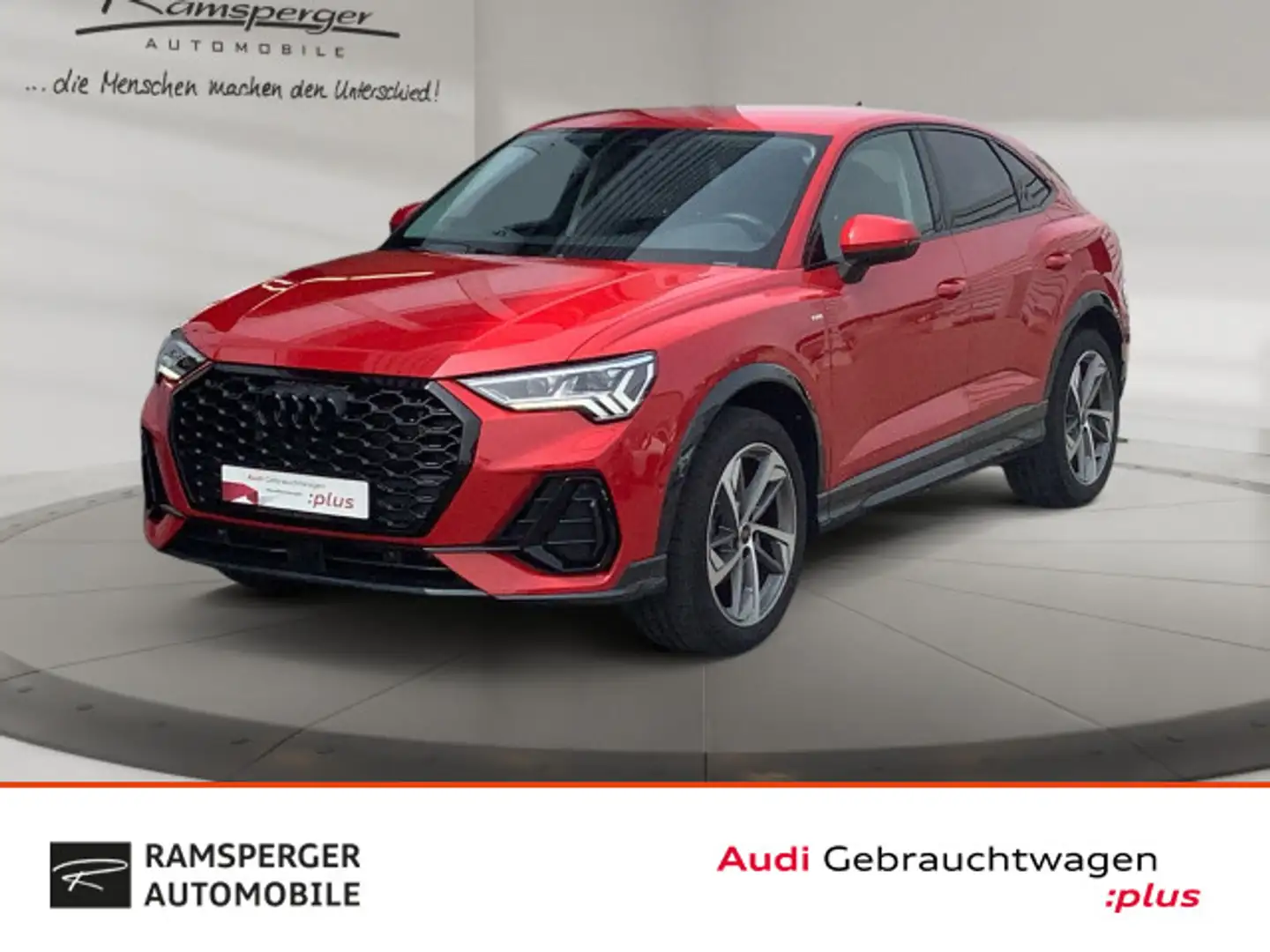 Audi Q3 S line 35 TDI Matrix ACC AHK Kamera Rot - 1