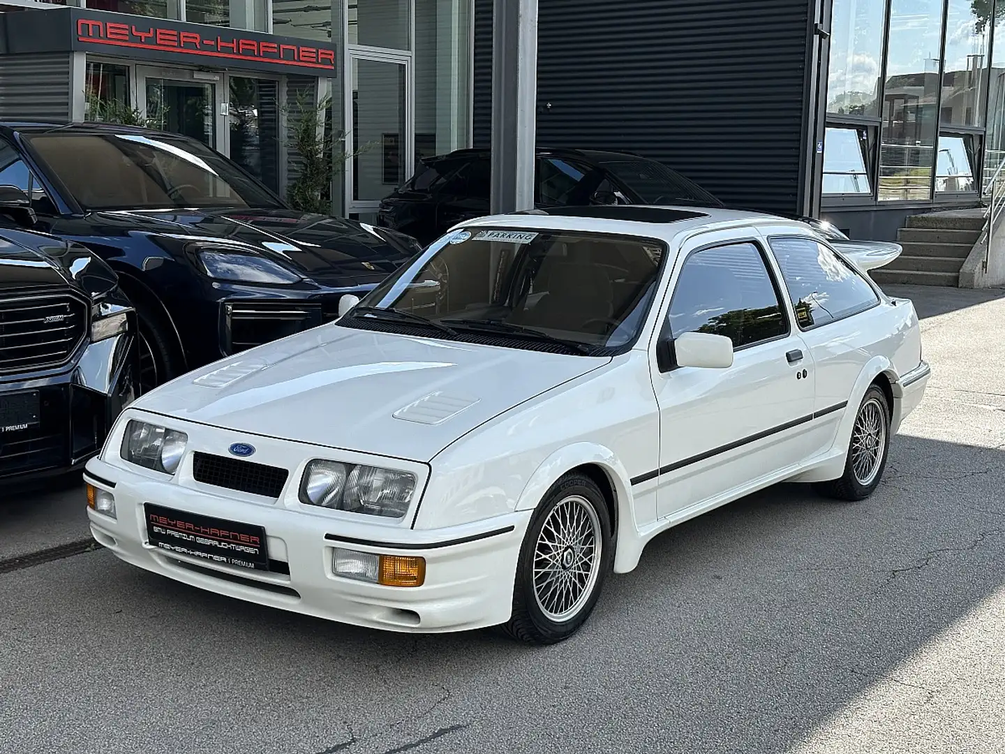 Ford Sierra RS Cosworth 1.Besitz,  "Ayrton Senna" signiert,... Blanc - 1