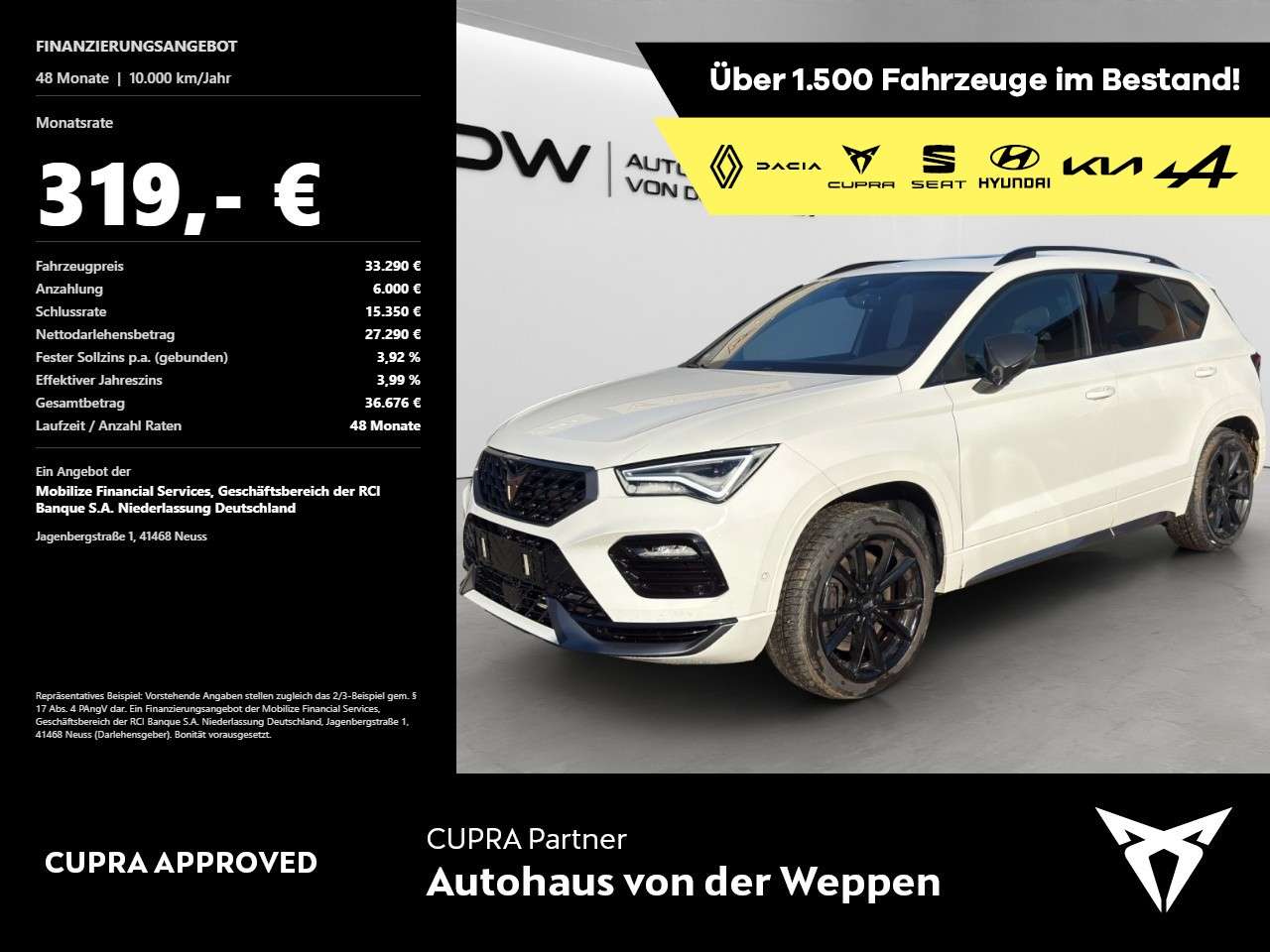 Cupra Ateca occasion