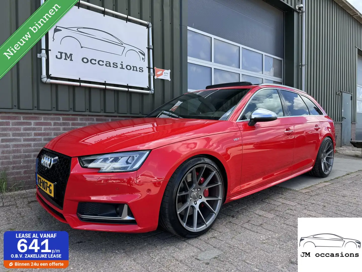 Audi S4 Avant 3.0 TFSI Quattro|Pano|B&O|Virtual|Milltek|PD Rood - 1