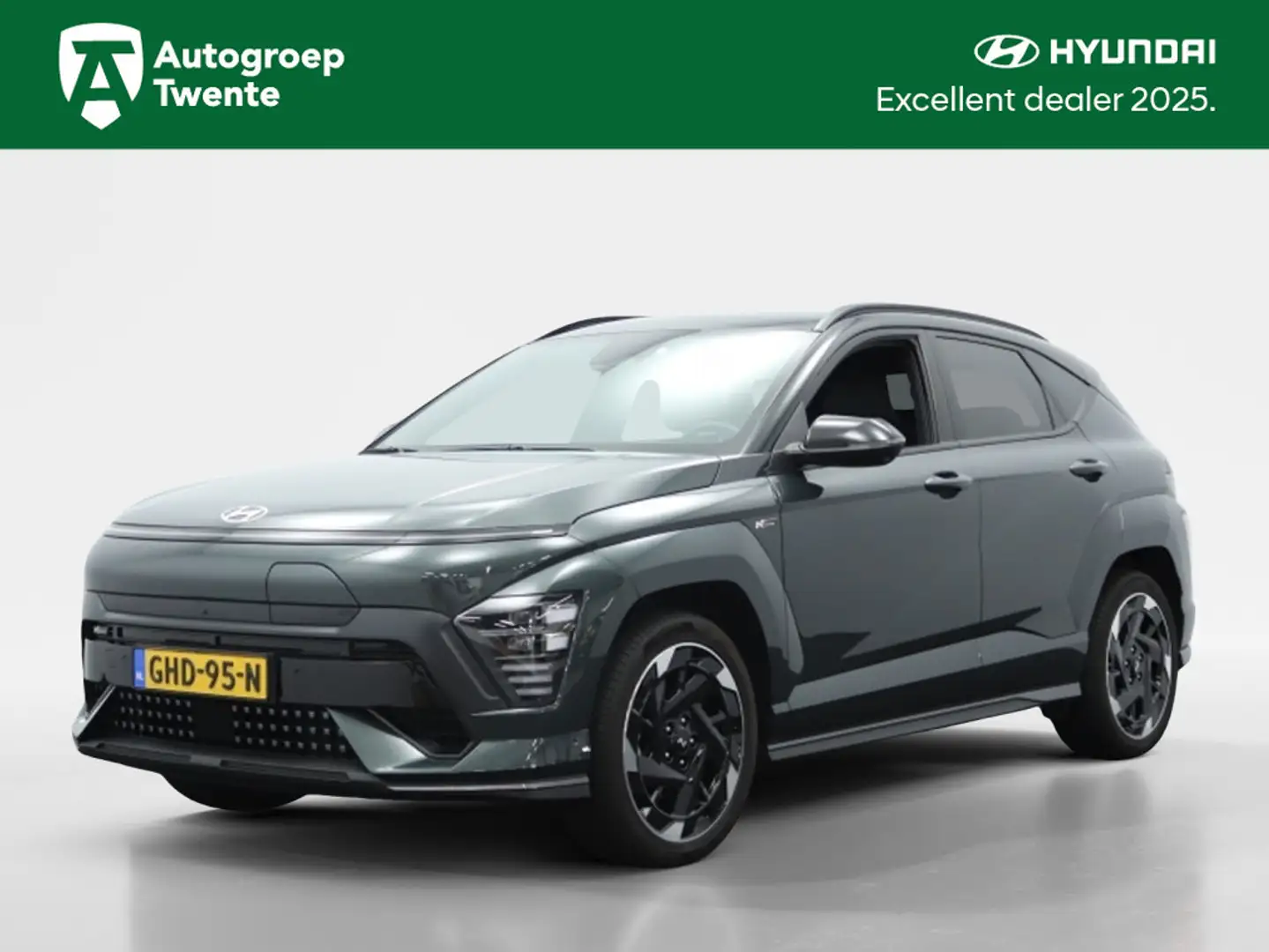 Hyundai KONA N Line 65.4 kWh | 360 graden camera | Navigatie | Groen - 1