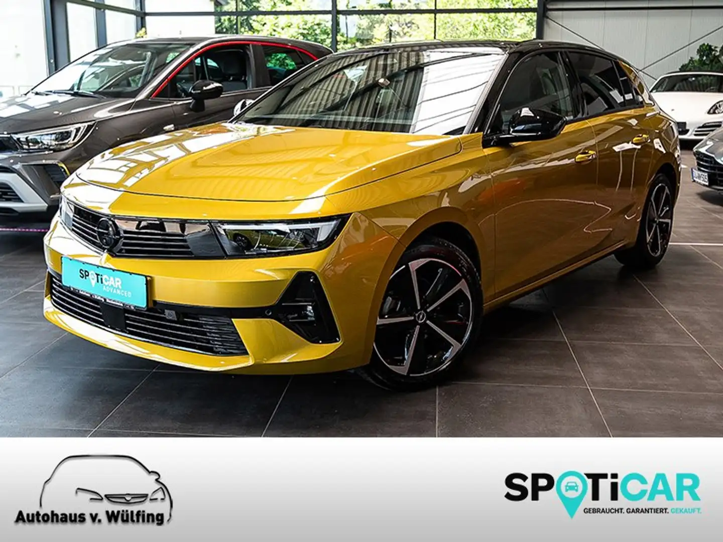 Opel Astra GS-Line +GEPFLEGTER WERKSWAGEN+GARANTIE+UNFALLFREI Amarillo - 1