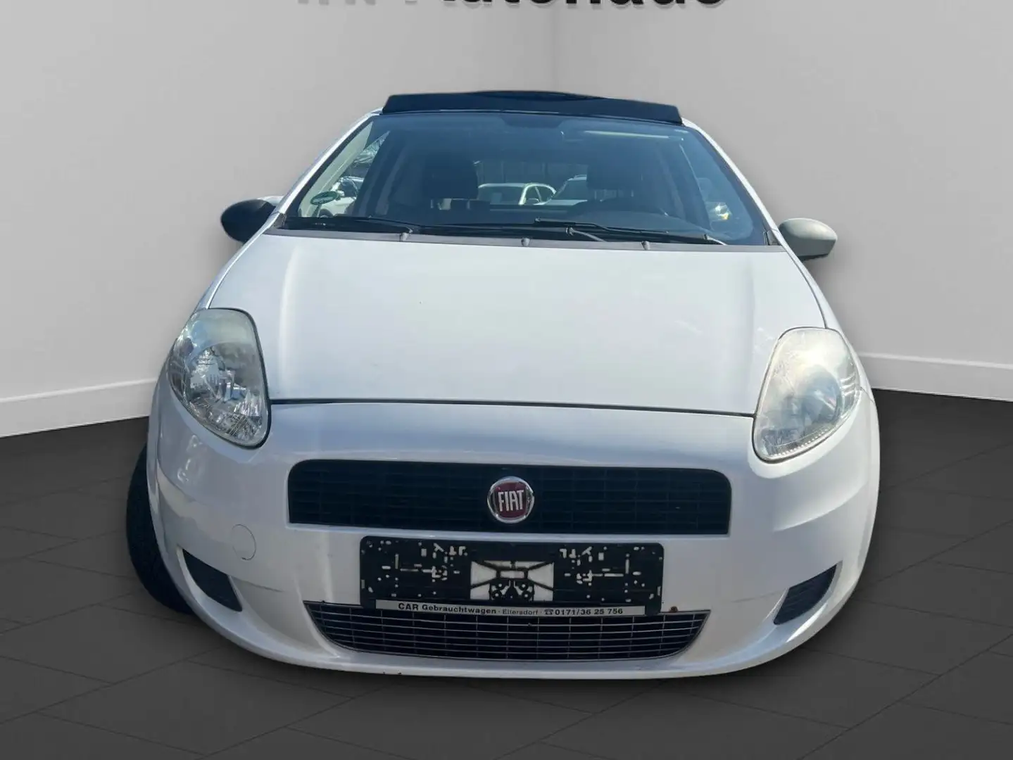 Fiat Grande Punto 1.2 8V AHK! KLIMA! PANORAMA Weiß - 2