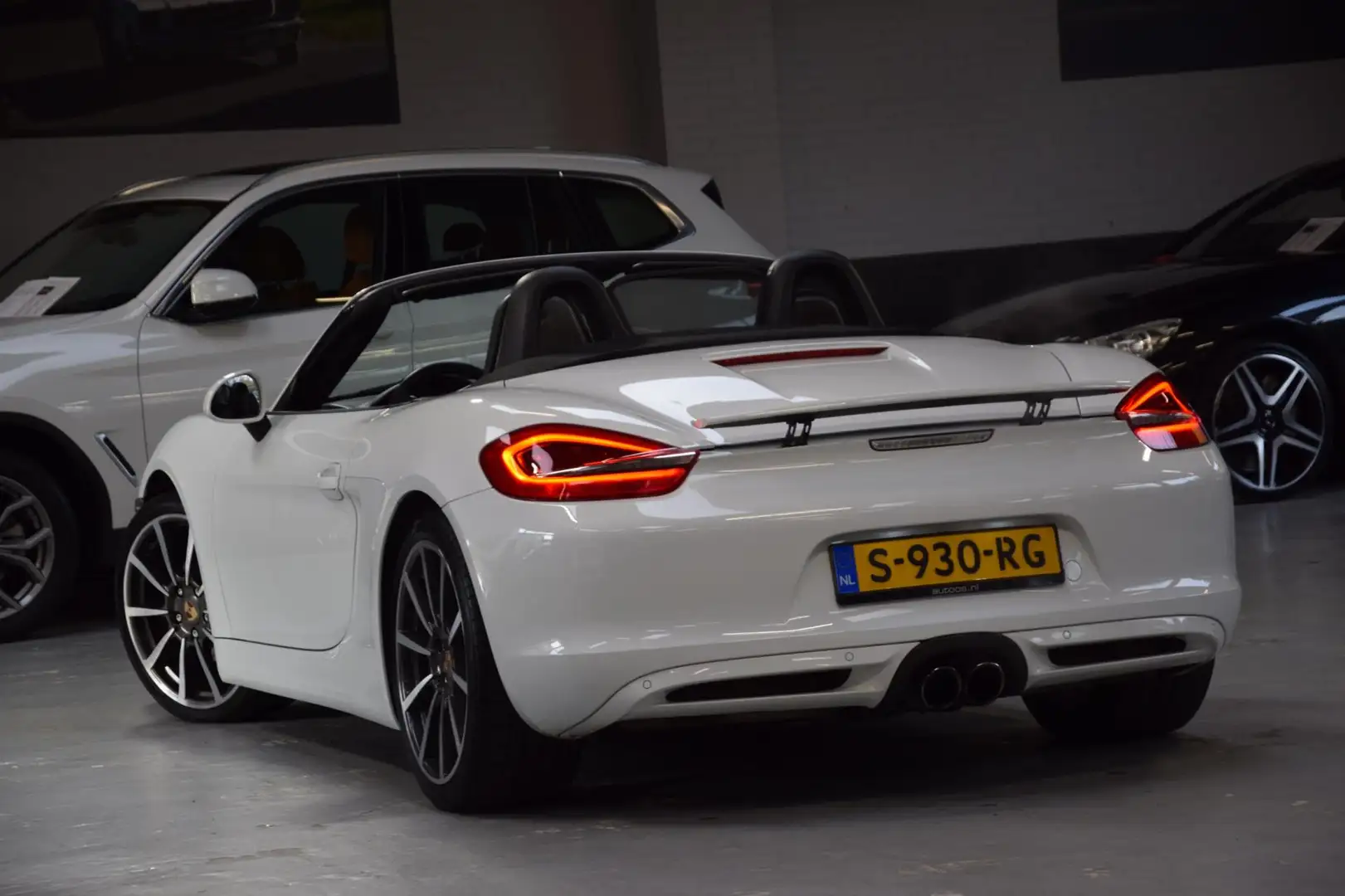 Porsche Boxster S Cabrio 3.4 PDK Sport-uitlaat|Leder|315pk!|Comple Wit - 2