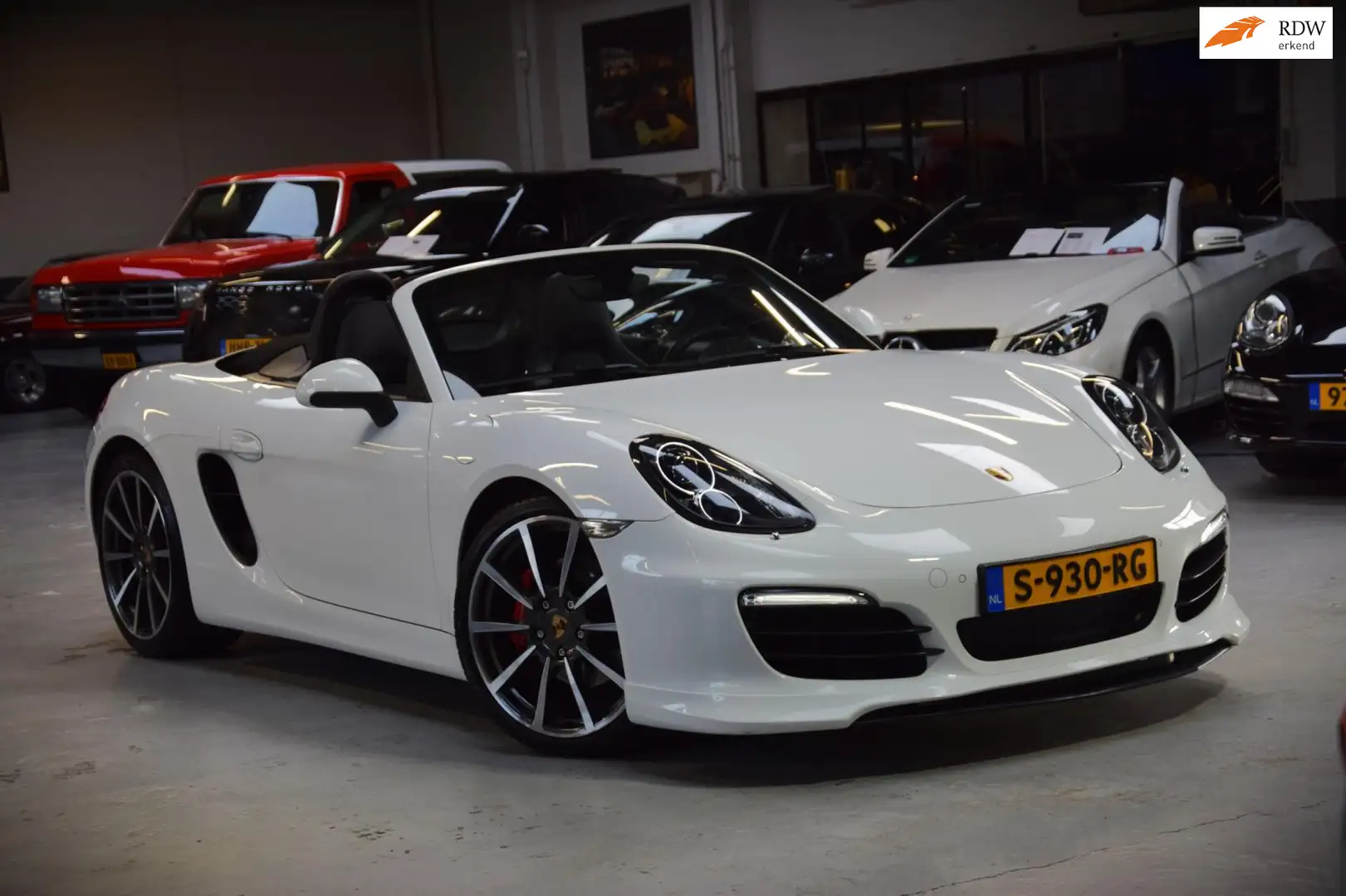 Porsche Boxster S Cabrio 3.4 PDK Sport-uitlaat|Leder|315pk!|Comple Wit - 1