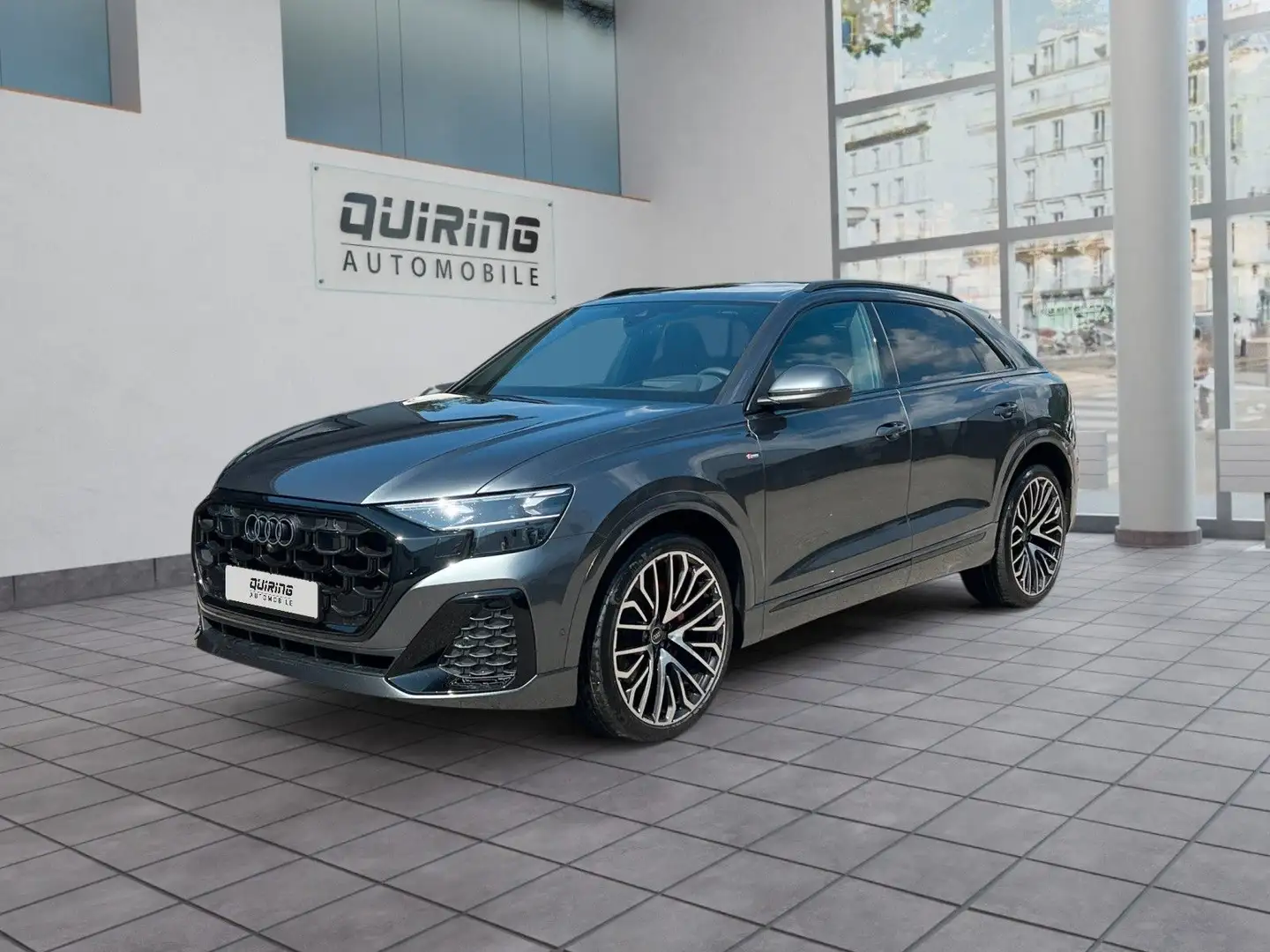 Audi Q8 50 TDI FACELIFT/NP:124000.AHK/Park+/HUD/4Z/23 Grijs - 1