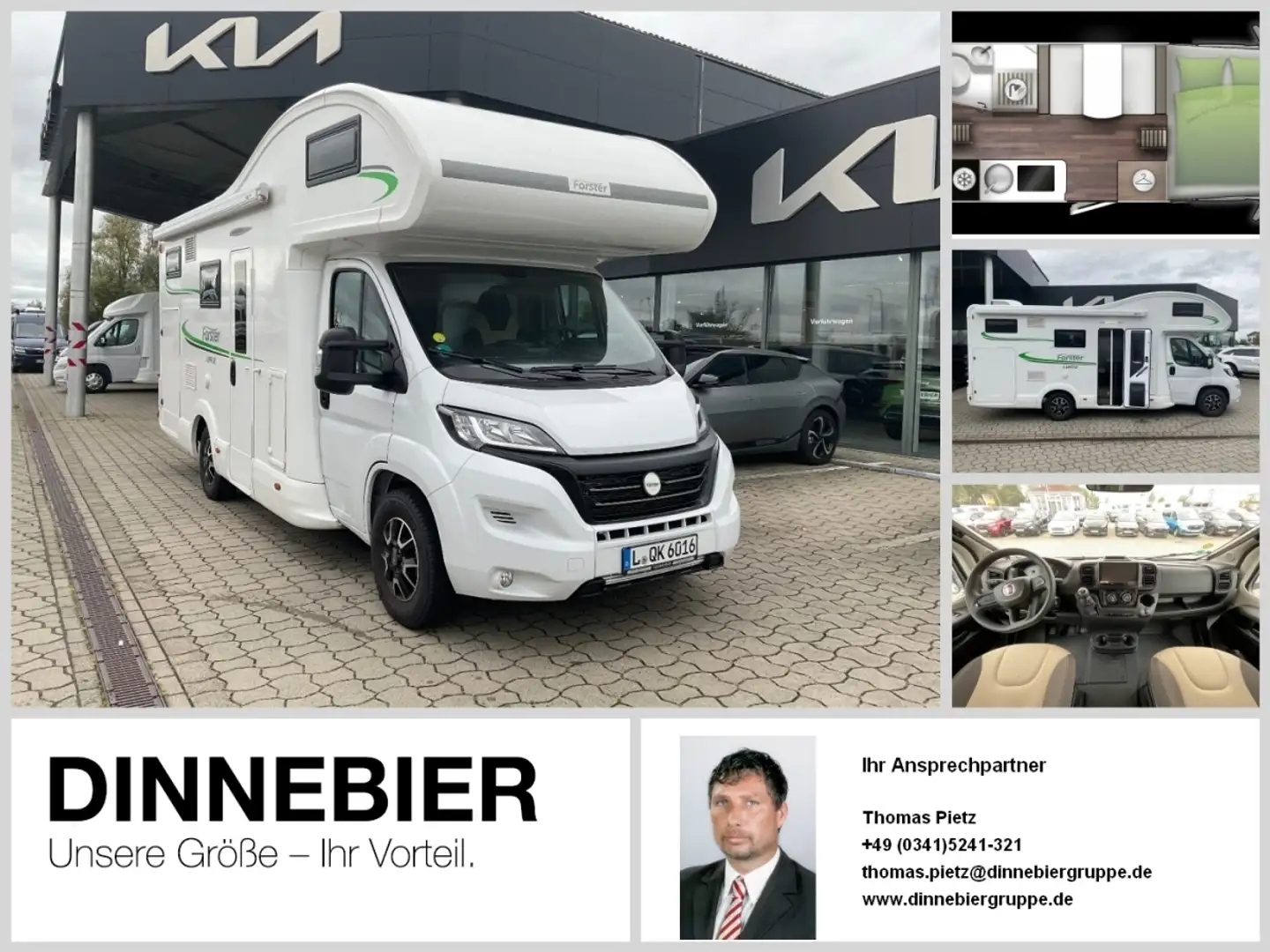 Forster A 699 DVB Fahrradträger, Markise, ISOFIX Weiß - 1