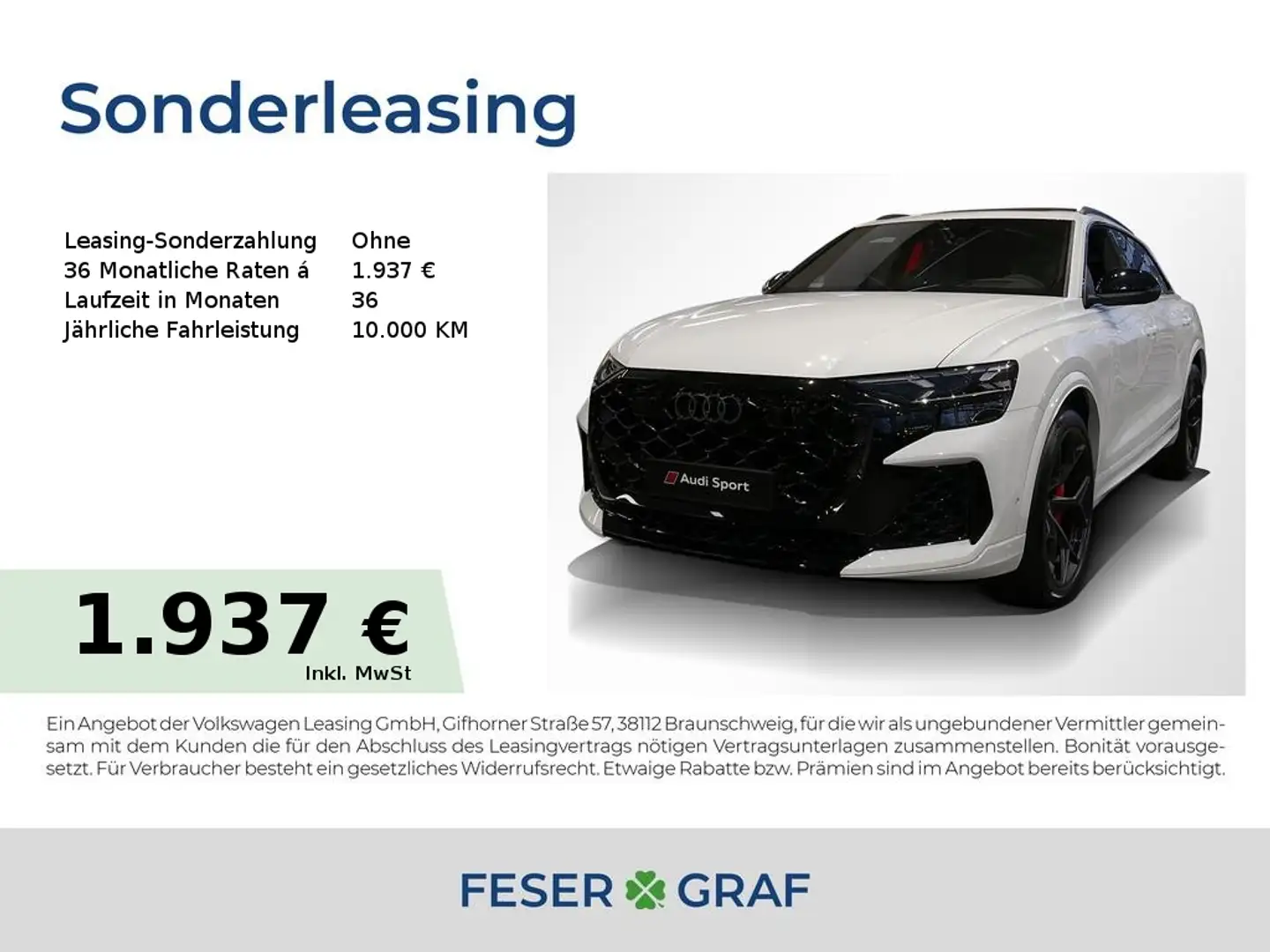 Audi RS Q8 Q8 SUV performance 471(640) kW(PS) tiptronic Bianco - 1