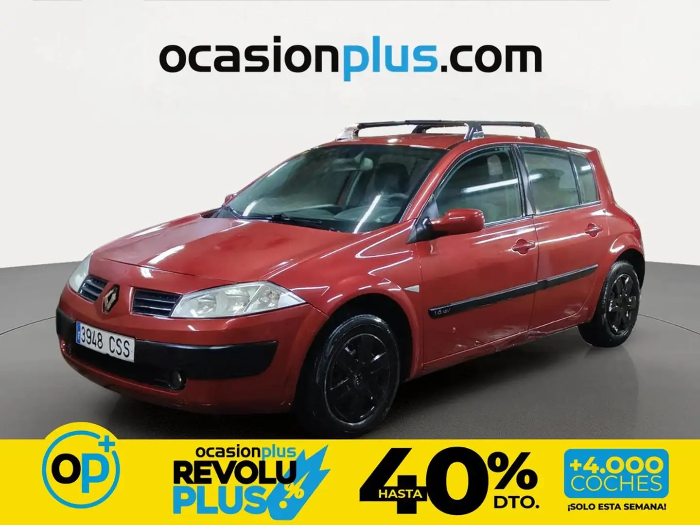 Renault Megane 1.6 Confort Expression Rojo - 1