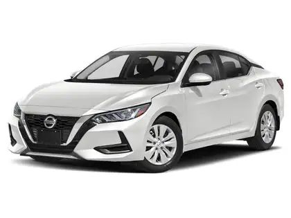 White 2021 Nissan Sentra SV FWD Sedan Front-Wheel Drive Continuously Variable Transmission