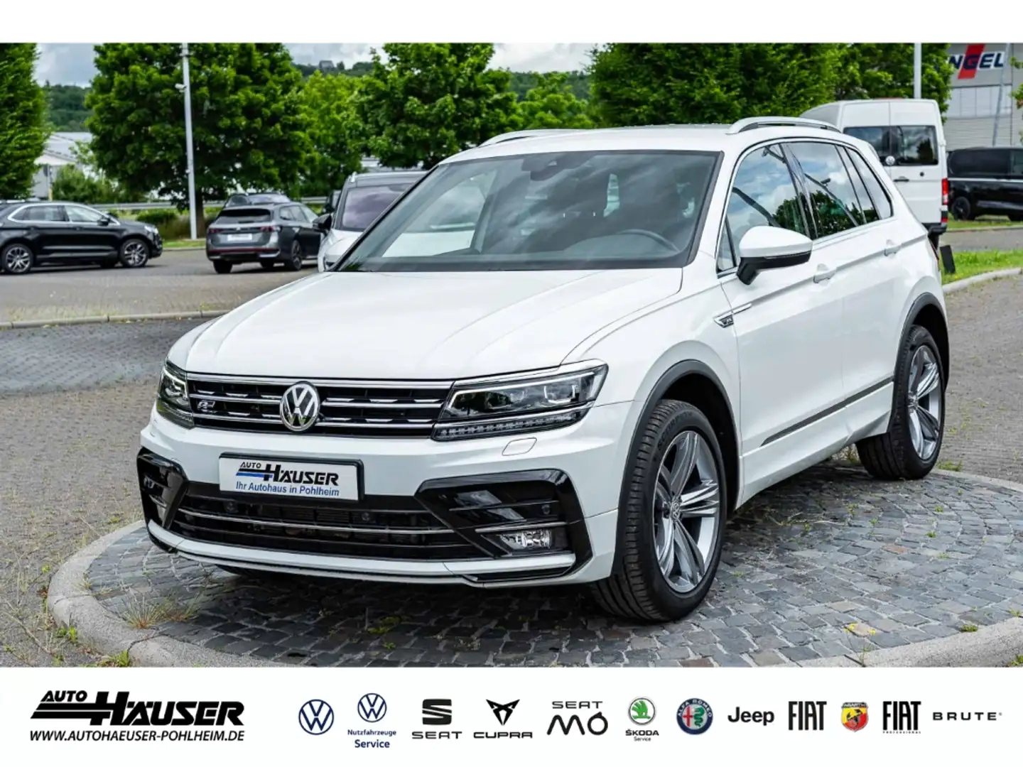 Volkswagen Tiguan R-Line 2.0 TDI DSG 4Motion STANDHZG AHK EL. HECKKL Weiß - 1