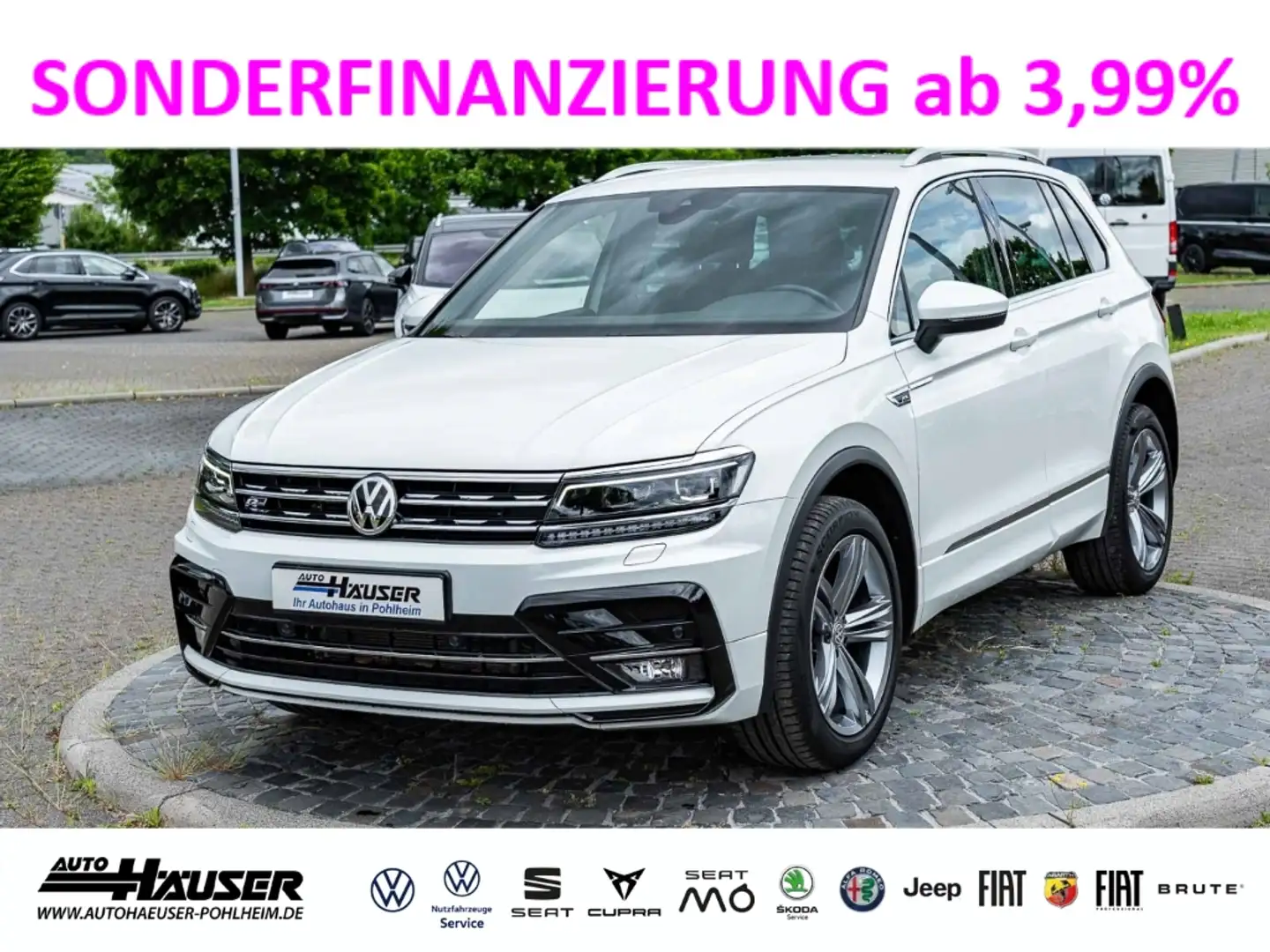 Volkswagen Tiguan R-Line 2.0 TDI DSG 4Motion STANDHZG AHK EL. HECKKL Wit - 1