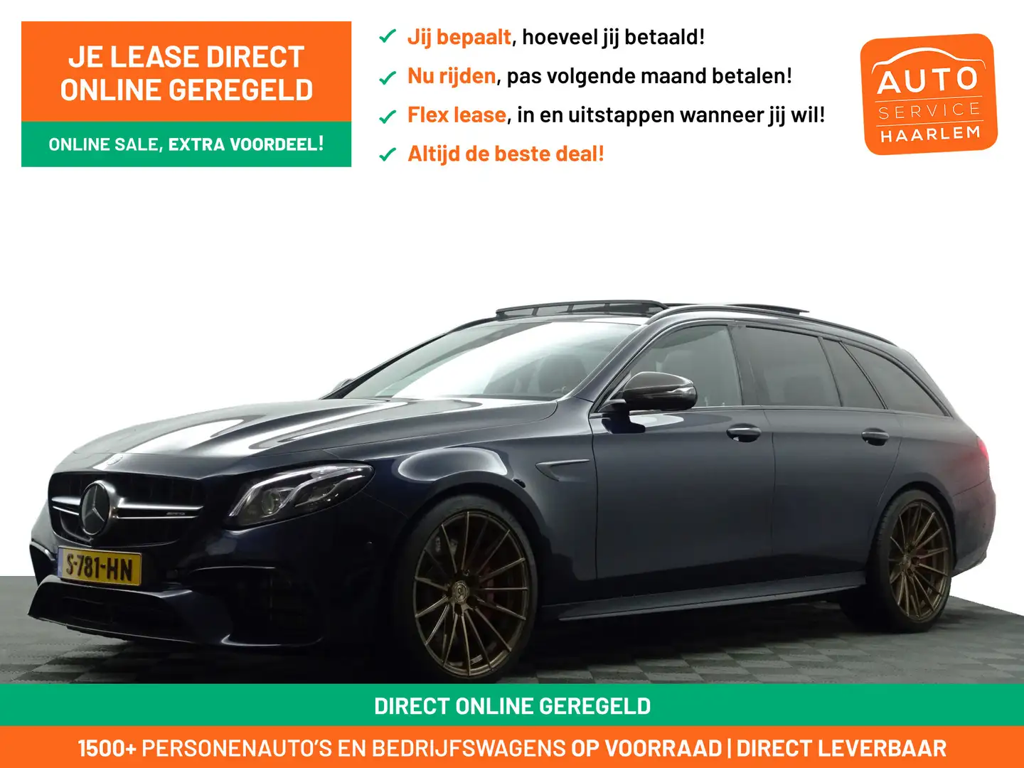 Mercedes-Benz E 63 AMG Estate S 4MATIC Premium Plus AMG Performace 612pk Bleu - 1