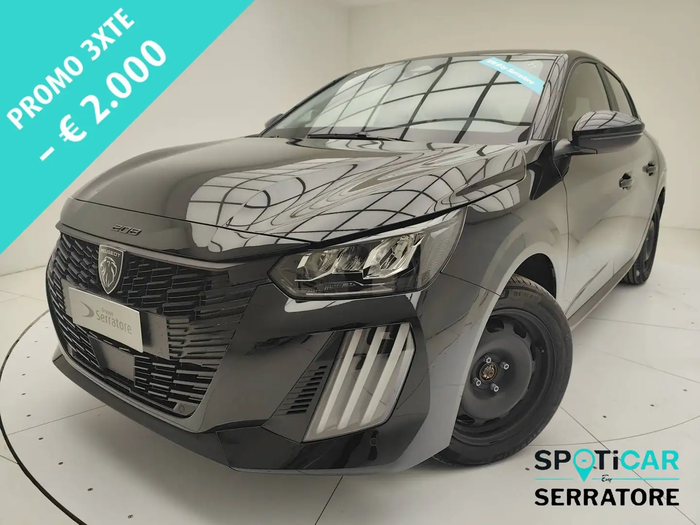 Peugeot 208 NUOVA 5P - Business Hy Zwart - 1