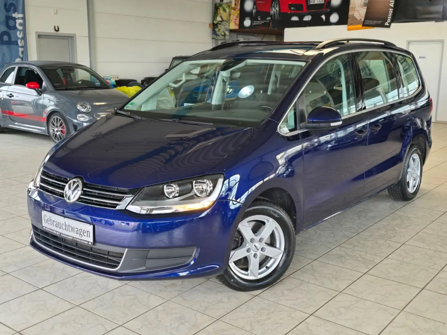 Volkswagen Sharan Comfortline BMT DSG KAMERA NAVI ALU SIDE Azul - 1