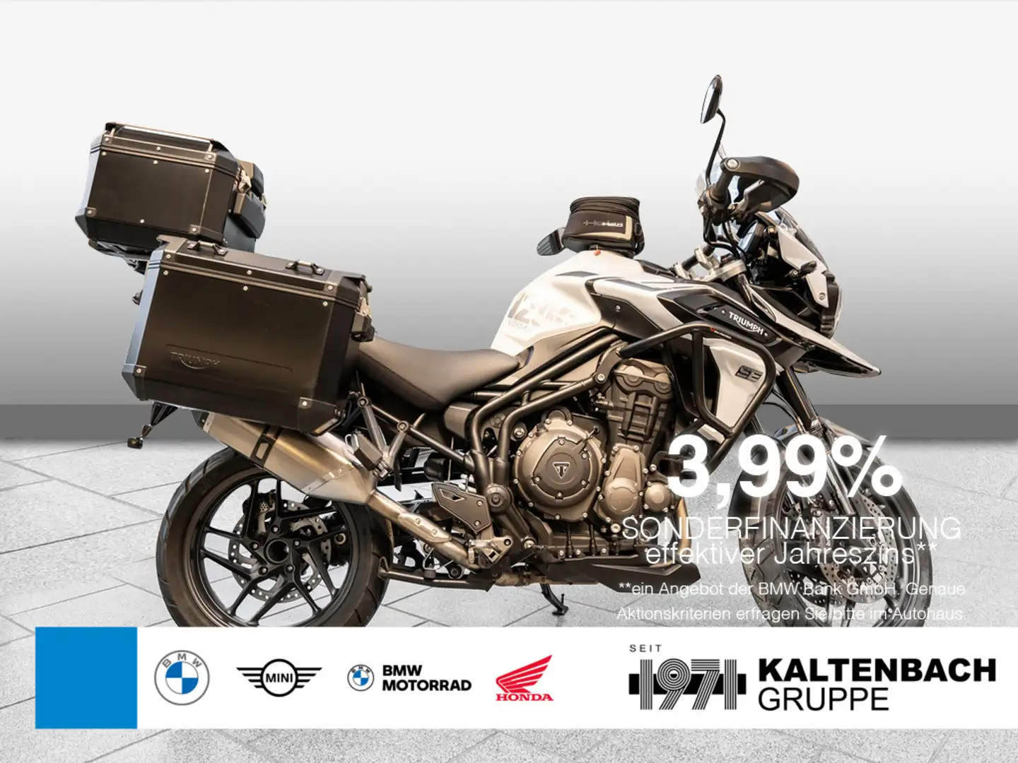 Triumph Tiger 1200 Koffer LED SCHEINWERFER SHZ Alpine Білий - 1