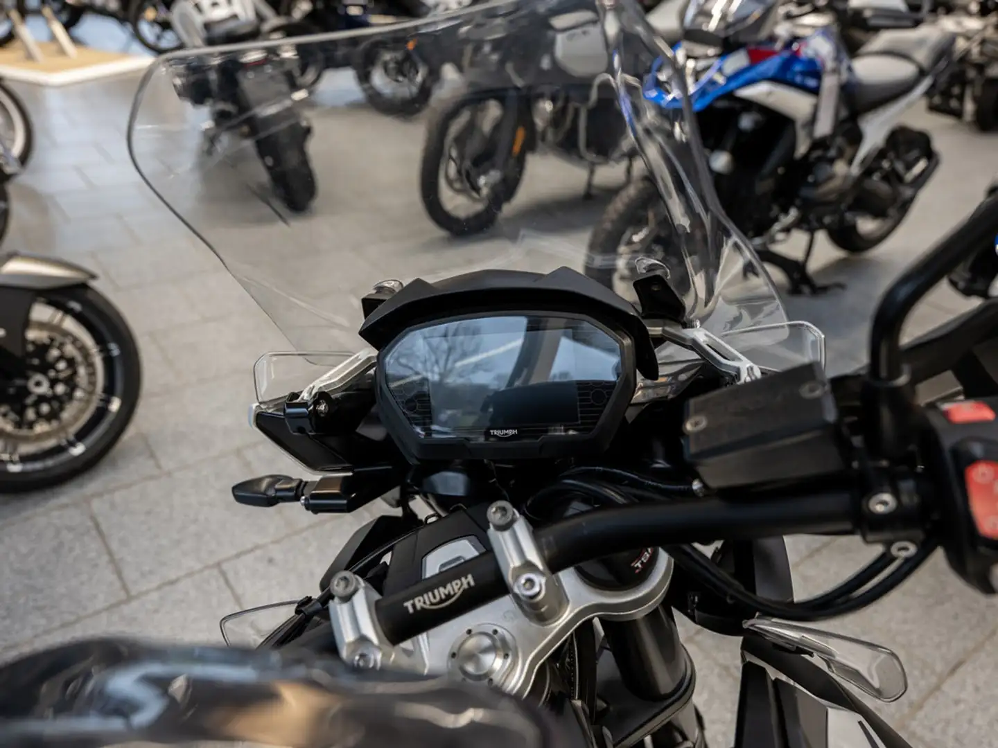 Triumph Tiger 1200 Koffer LED SCHEINWERFER SHZ Alpine Білий - 2