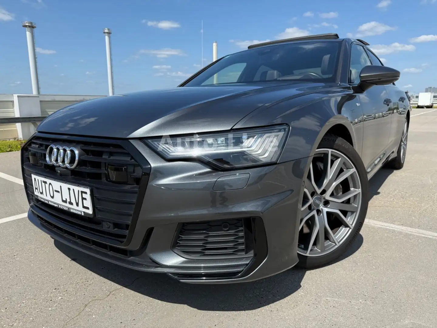 Audi A6 Lim 50 TFSIe qu*3x S LINE*PANO*MATRIX*VIR*VOL Grigio - 1