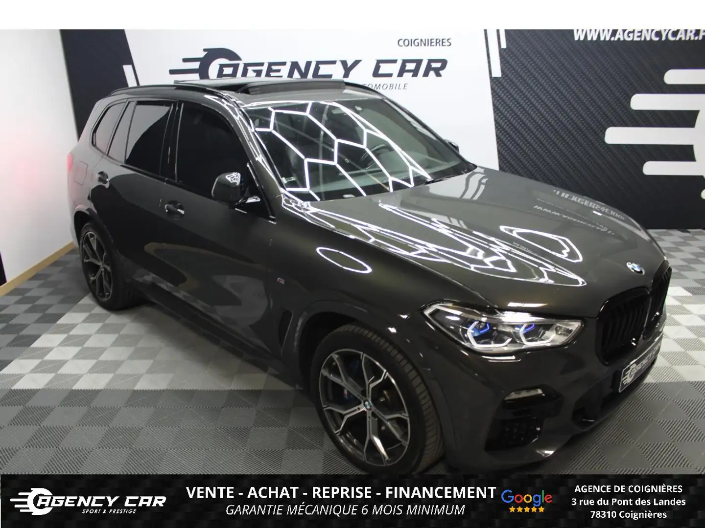 BMW X5 xDrive 45e - G05 M Sport - Toit ouvrant - 4 roues directrices - Attelage Gris - 1
