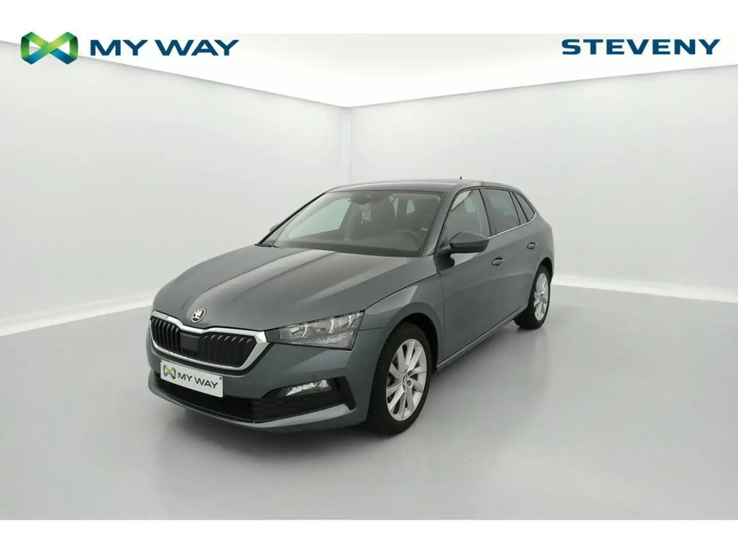 Skoda Scala Scala Clever 1,0 TSI 81 KW 7-speed automat. Grijs - 1