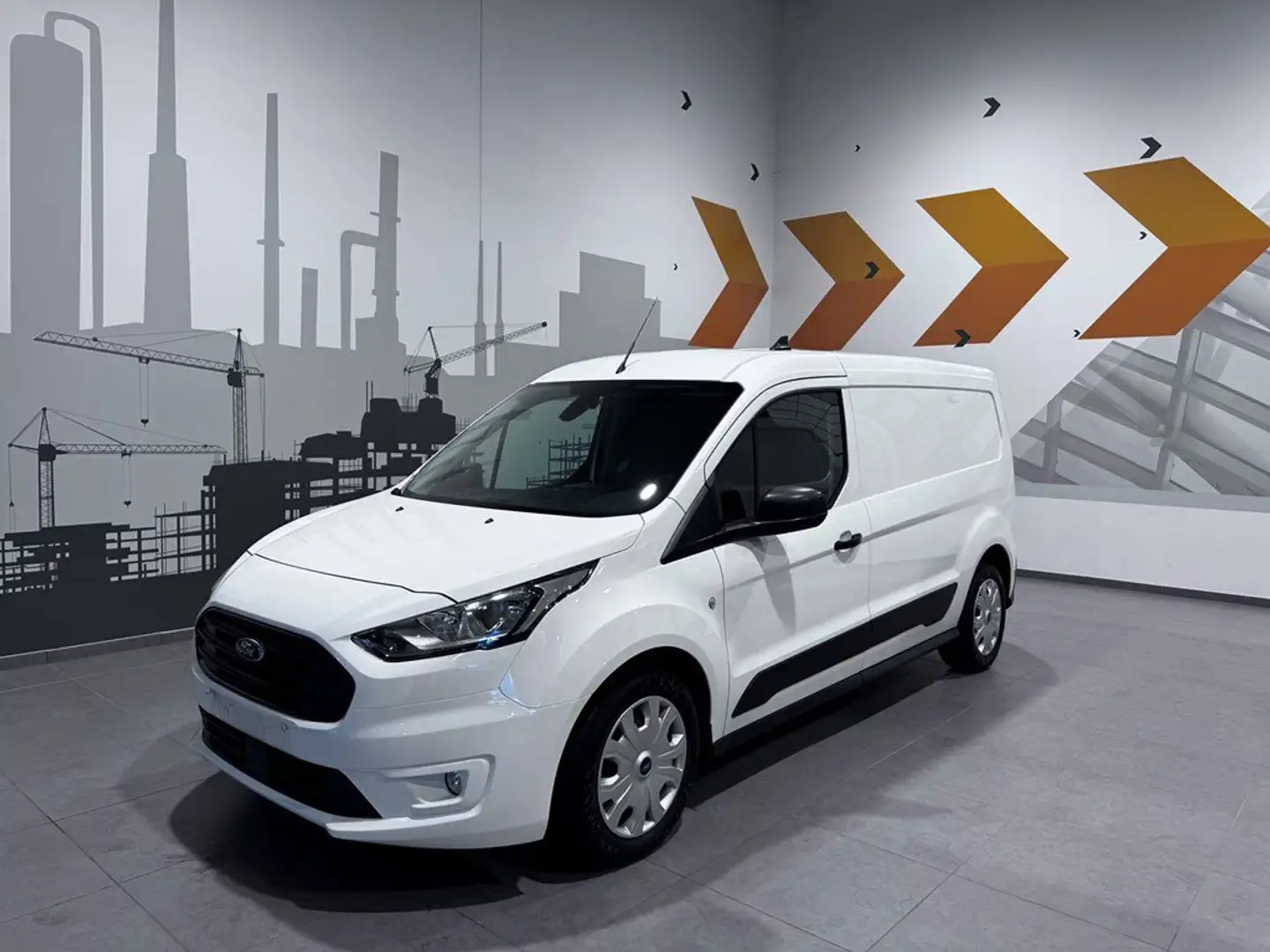 Ford Transit Connect L2 - 1.0i Ecoboost 100 pk - € 18. Blanc - 2
