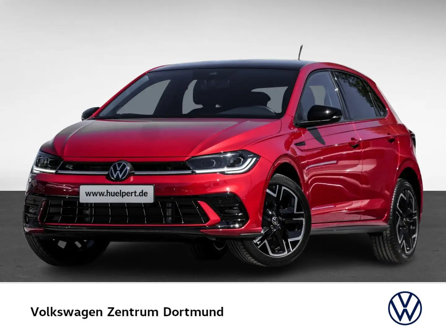 Volkswagen Polo 1.0 R-LINE DSG NAVI CAM SITZHZG MATRIXLED Rood - 2