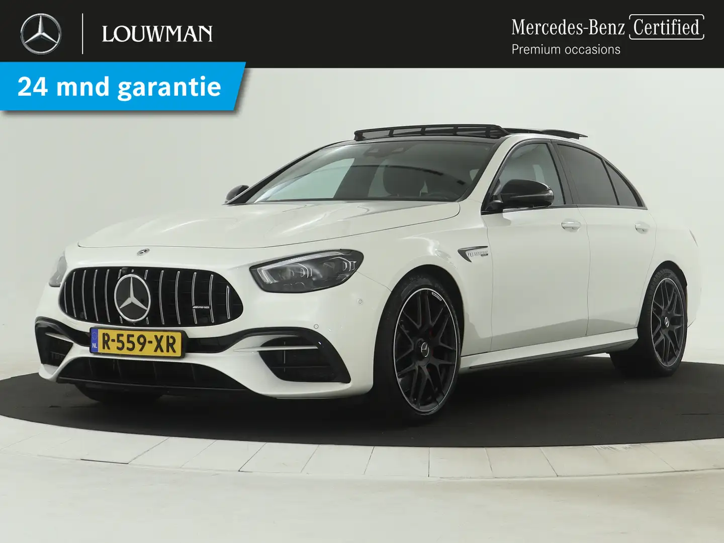 Mercedes-Benz E 63 AMG 63S 4-MATIC+ | 612 pk | V8 | AMG Driver Pack | Pan Bílá - 1