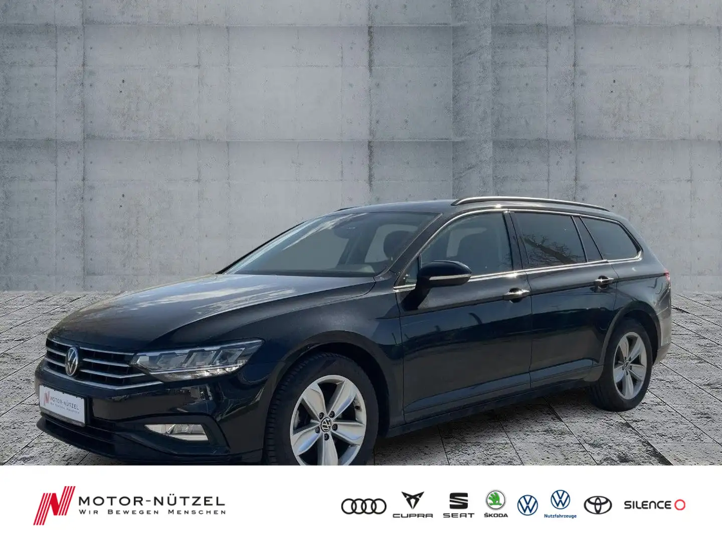 Volkswagen Passat Variant 2.0 TDI DSG LED+NAVI+AHK+KAMERA Zwart - 1