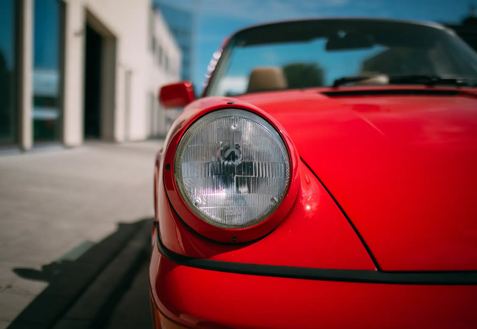 Porsche 964 964 Cabriolet Rouge - 2
