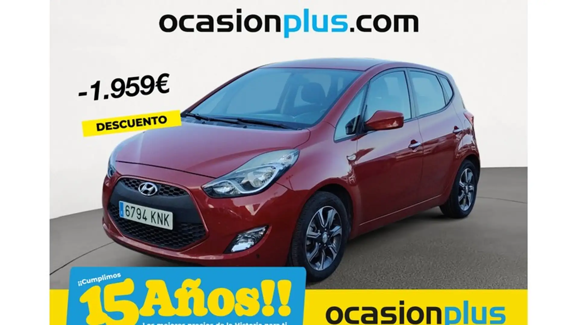 Hyundai iX20 1.4 MPI BD Tecno 90 Rojo - 1
