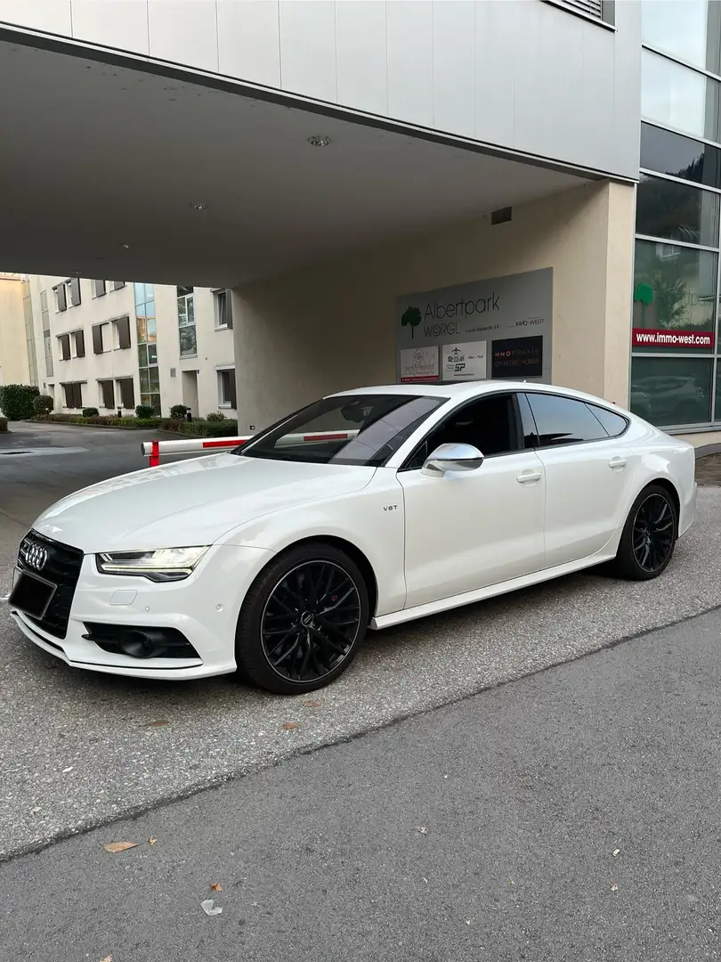 Audi S7 Sportback 4,0 TFSI COD quattro S-tronic Weiß - 1