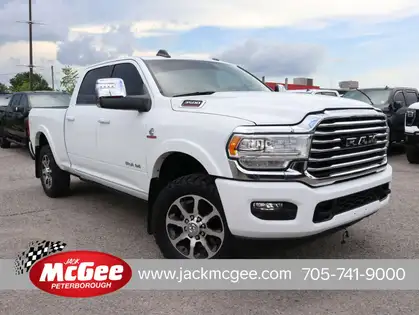 White 2024 RAM 3500 Pickup Truck Four-Wheel Drive 6-Speed Automatic