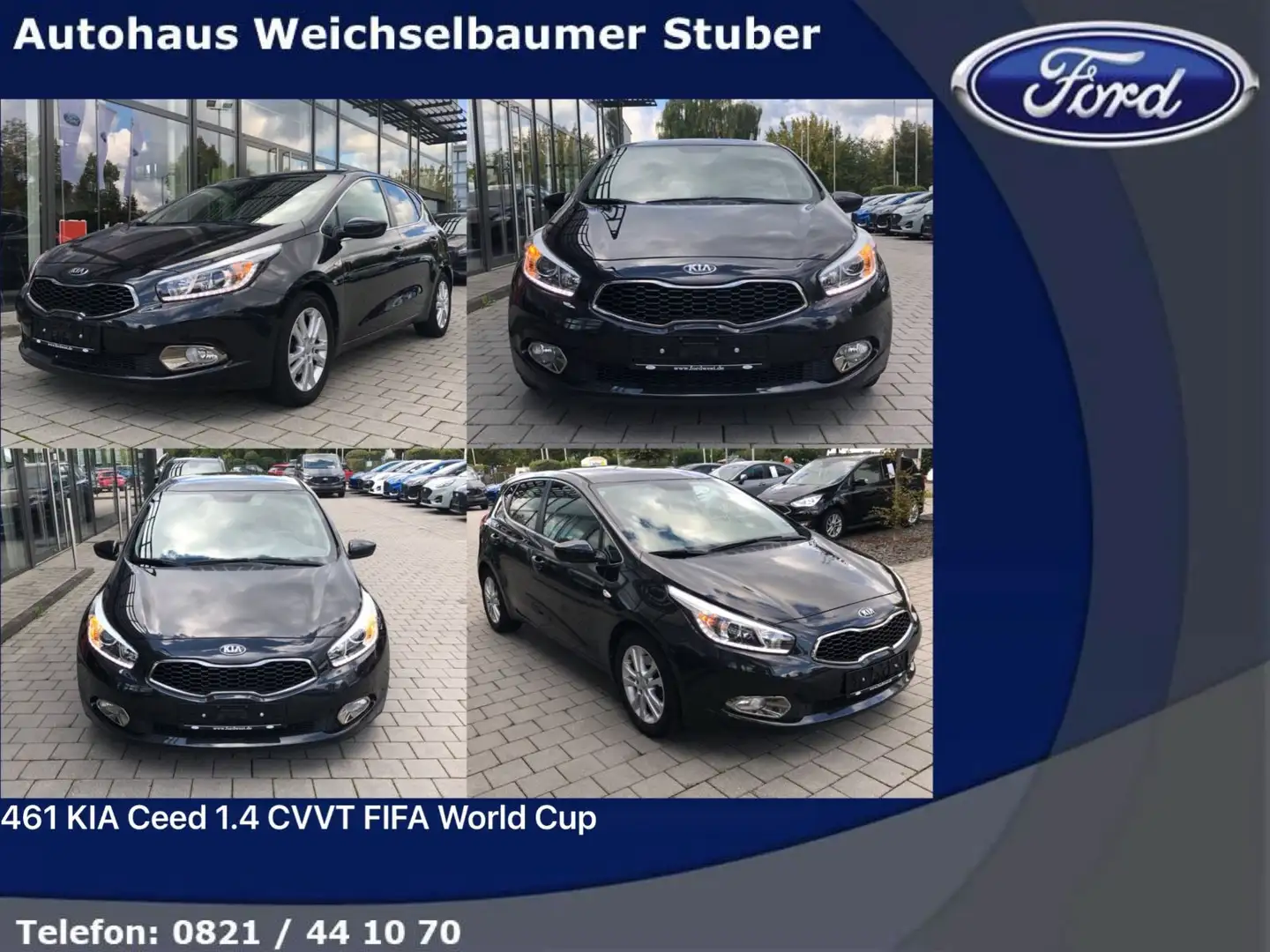 Kia Ceed / cee'd 461 Ceed 1.4 CVVT FIFA World Cup Schwarz - 1