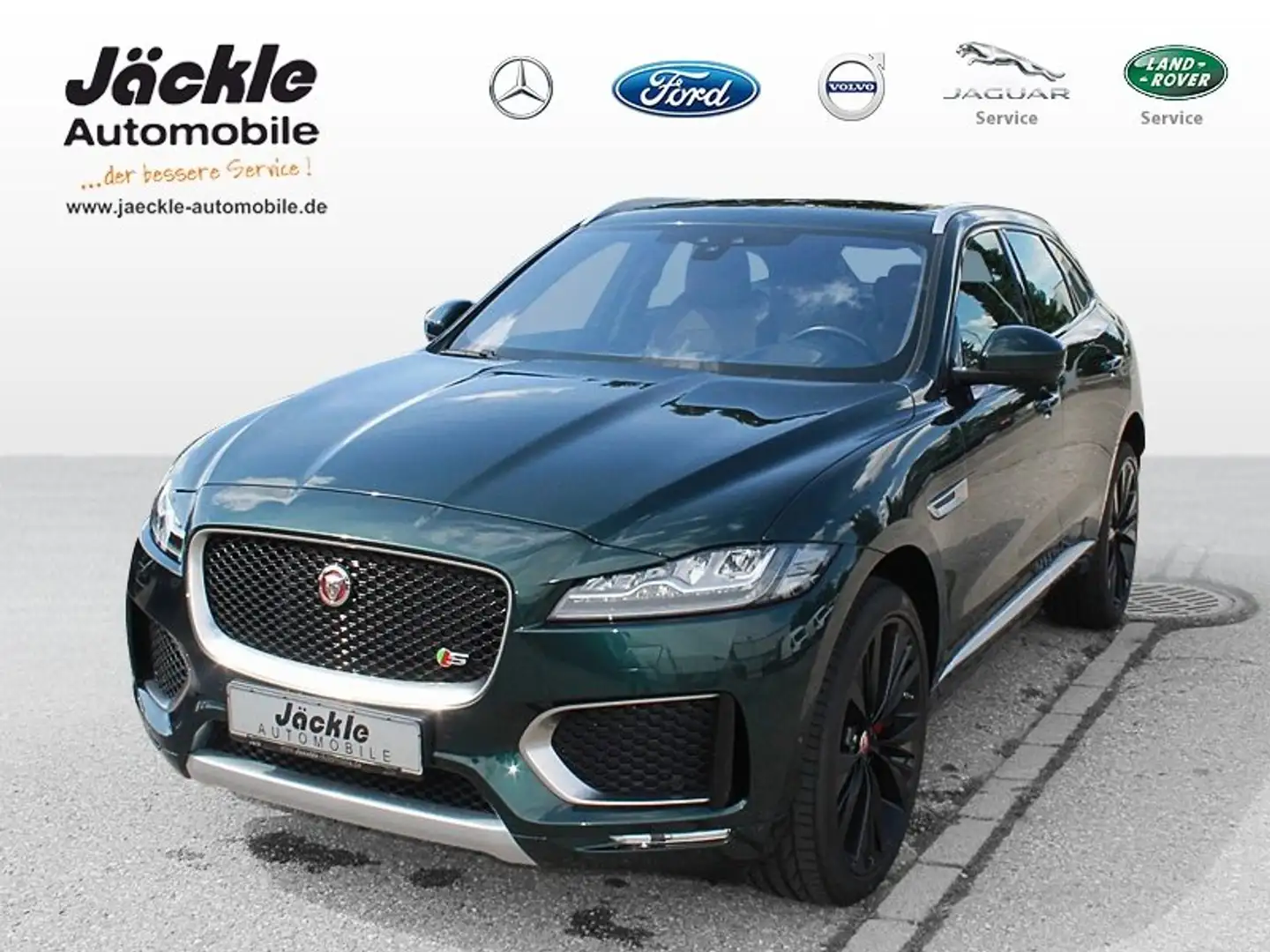 Jaguar F-Pace S First Edition AWD AHK, DAB, RFK, PDC Verde - 1