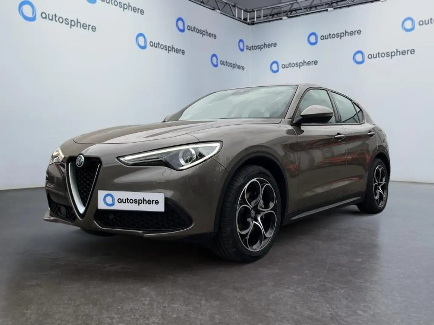 Alfa Romeo Stelvio Super*boite auto*cuir*camera*gps* Brun - 1