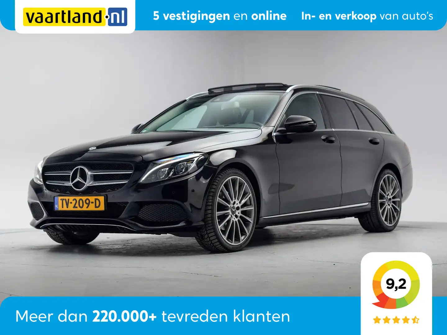 Mercedes-Benz C 220 CDI Edition 1 [ Pano dak Sfeerverlichting Stoelver Noir - 1