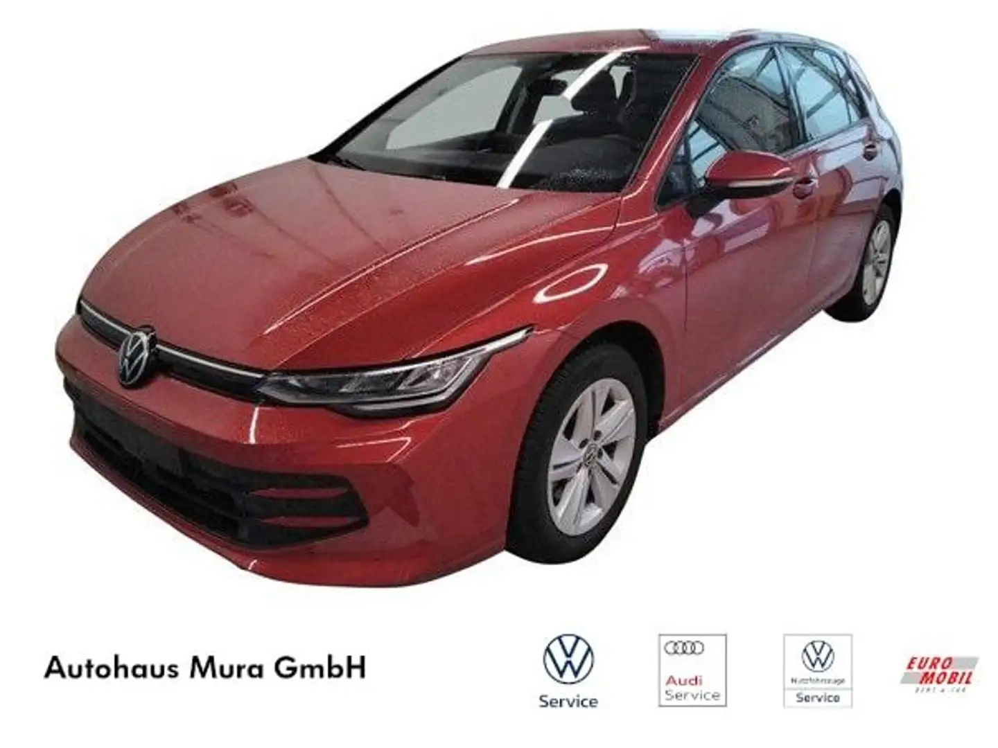 Volkswagen Golf Life 1.5eTSI DSG NAVI RFK SHZ 4Season LED Rouge - 1