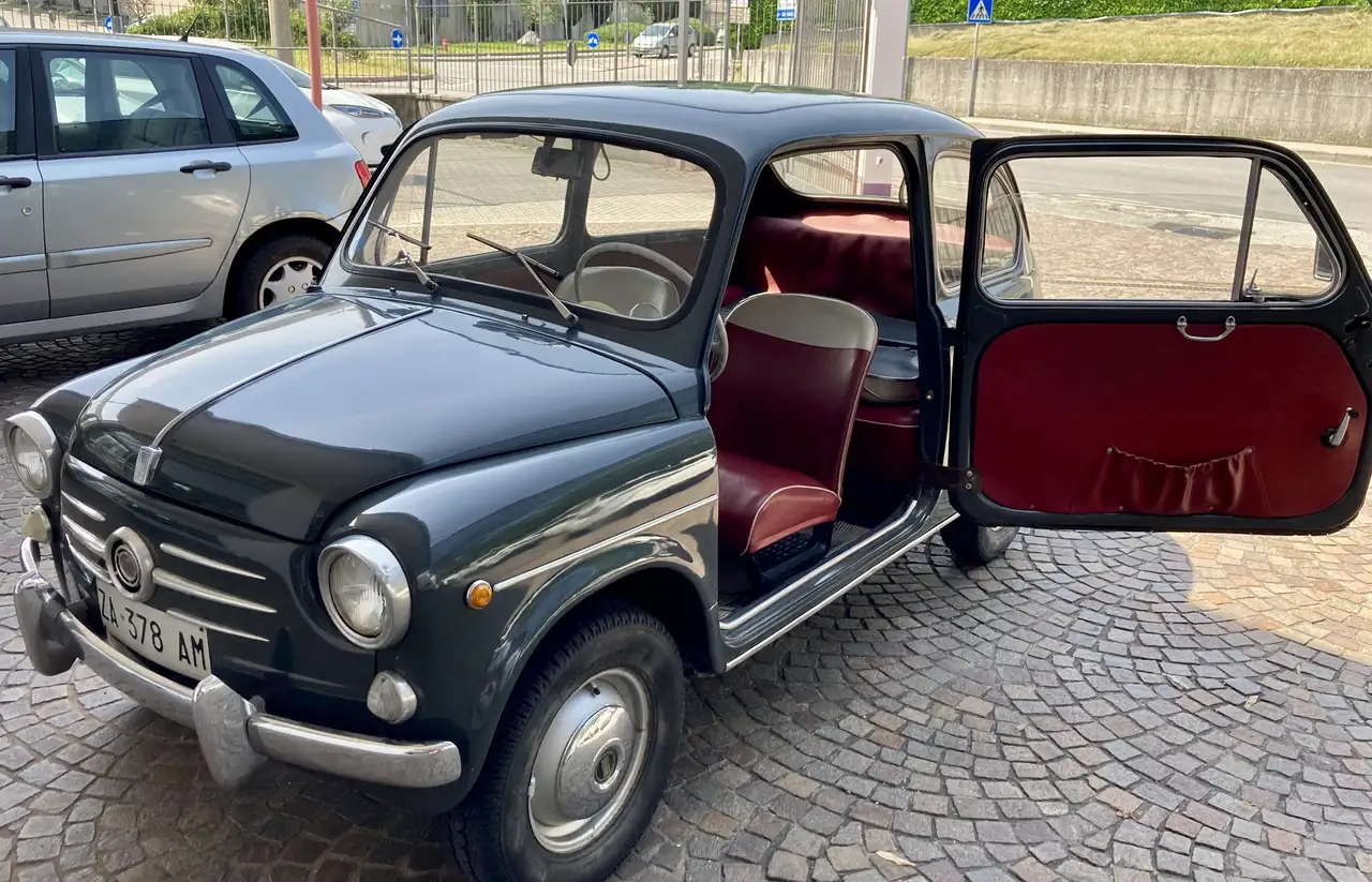 Fiat 600 Prima Serie Con Porte Controvento Motore 767cc, foto 3