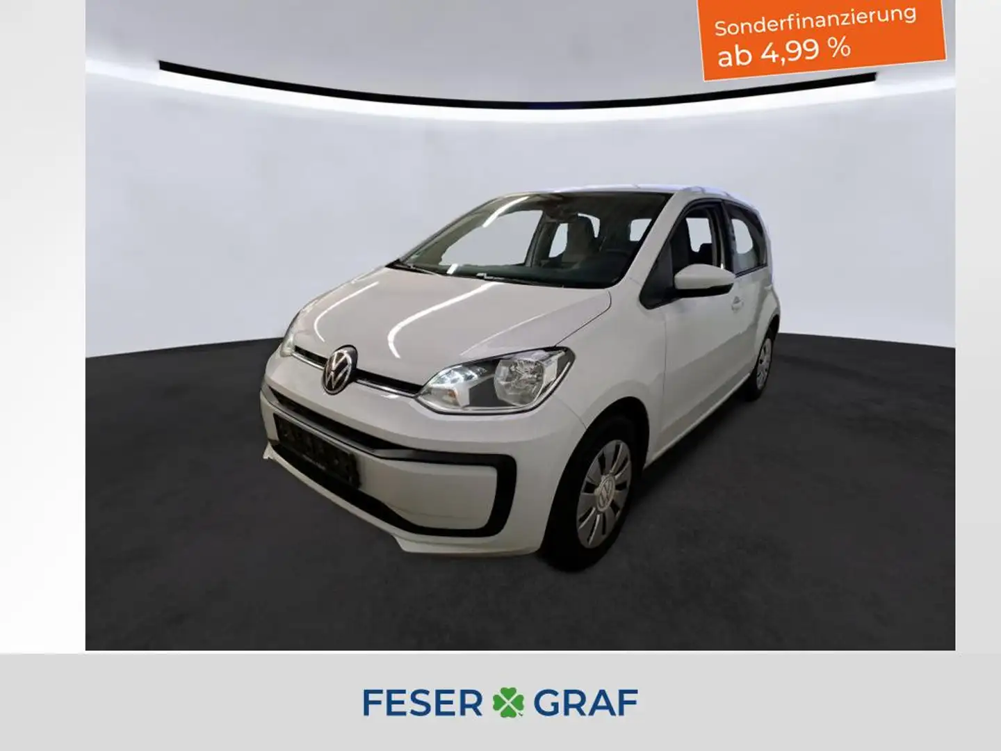 Volkswagen up! 1.0 MPI 5-Gang Navi Weiß - 1