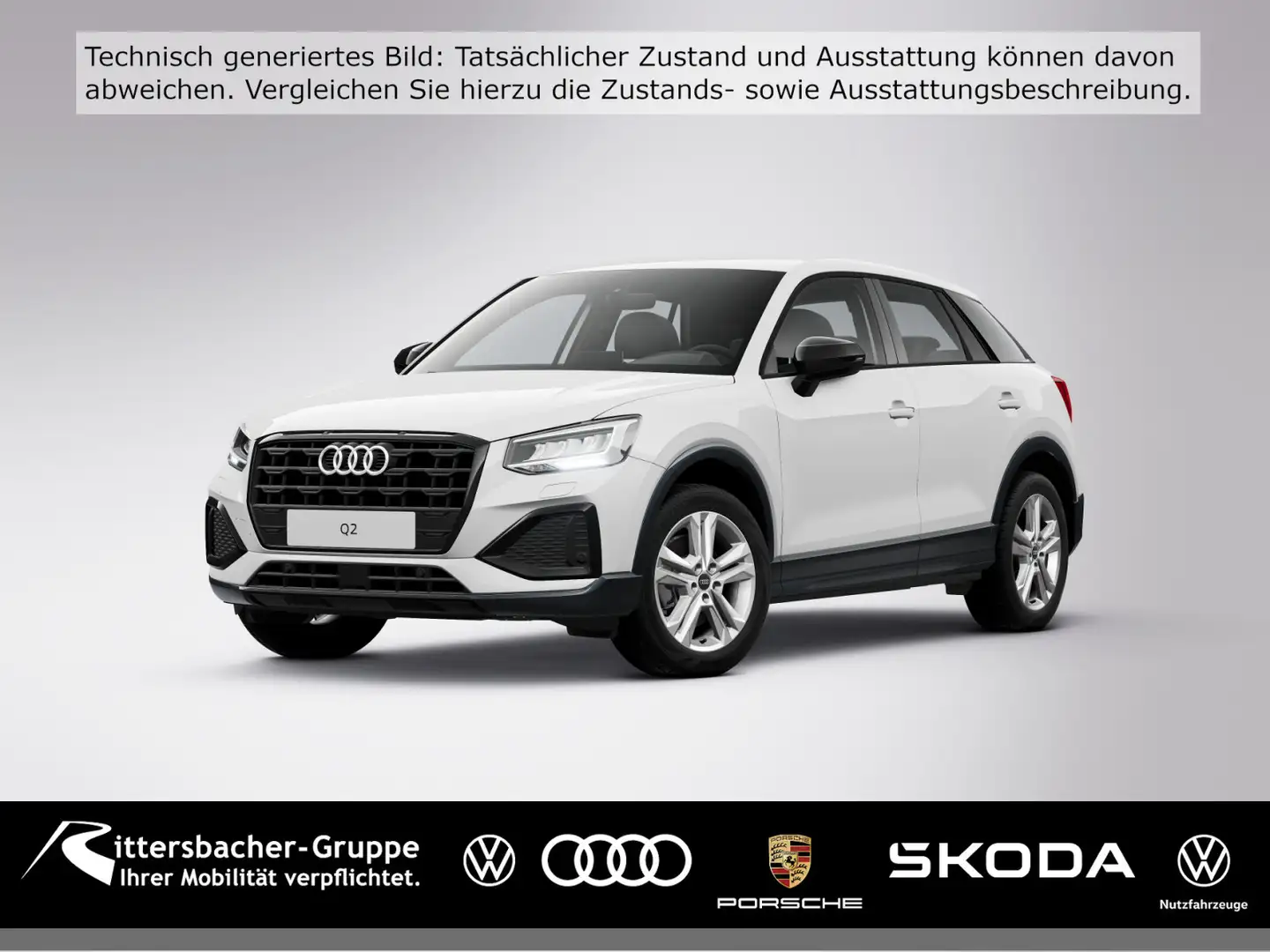 Audi Q2 35 TDI advanced s-lineInterieur AHK ParkenPak Weiß - 1