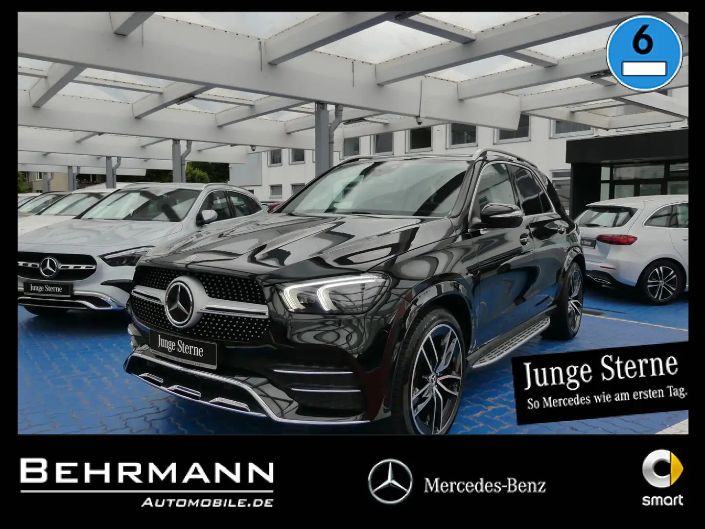 Mercedes-Benz GLE 350 GLE 350d AMG 4M +Panorama+Distronic+360°Kam+AHK+ Schwarz - 1