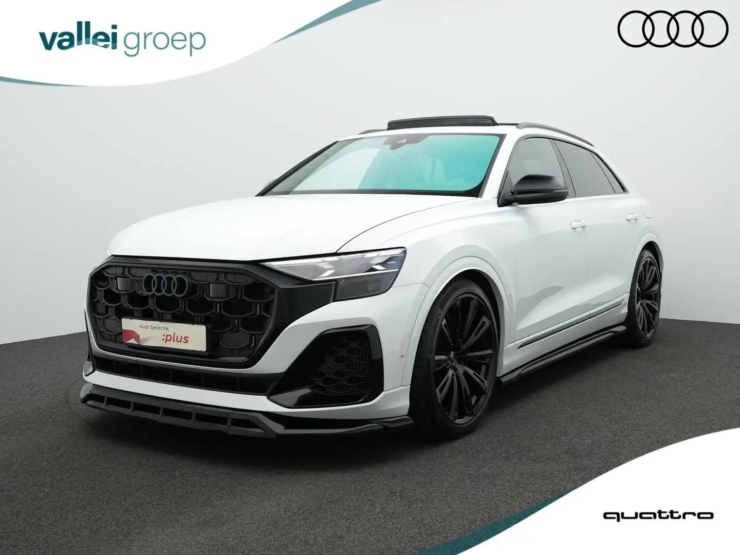 Audi Q8 55 TFSI e 394 pk tiptronic quattro S-Line | Panora Wit - 1