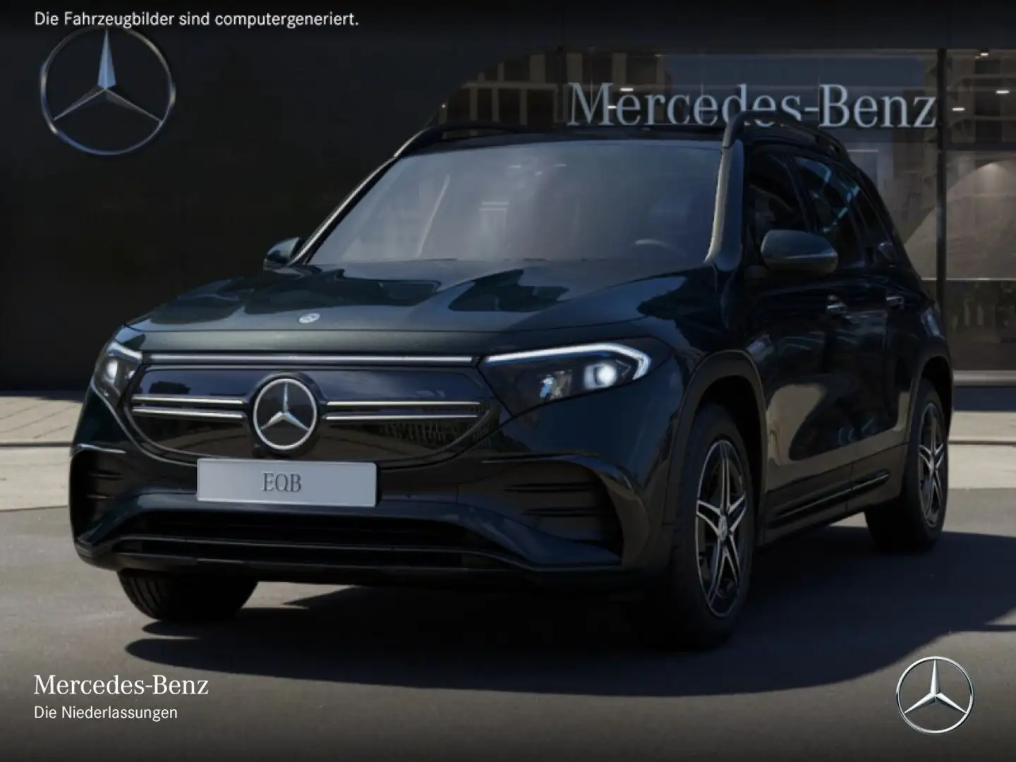 Mercedes-Benz EQB 250 AMG+NIGHT+PLUS-PAKET+PANO+KAMERA+KEYLESS Negro - 2