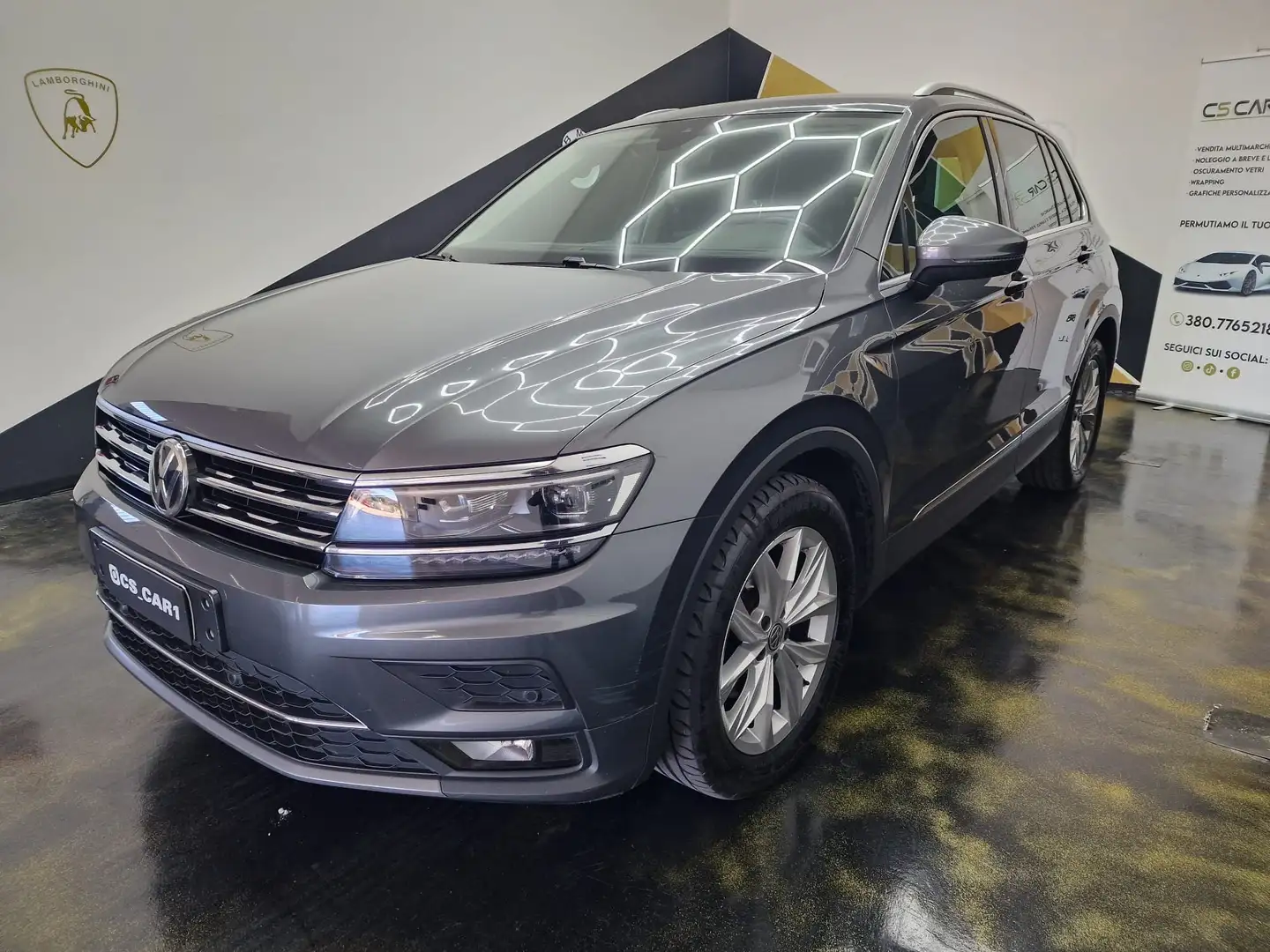 Volkswagen Tiguan II serie motore 125000km 2.0tdi Advanced 150cv dsg Grigio - 2
