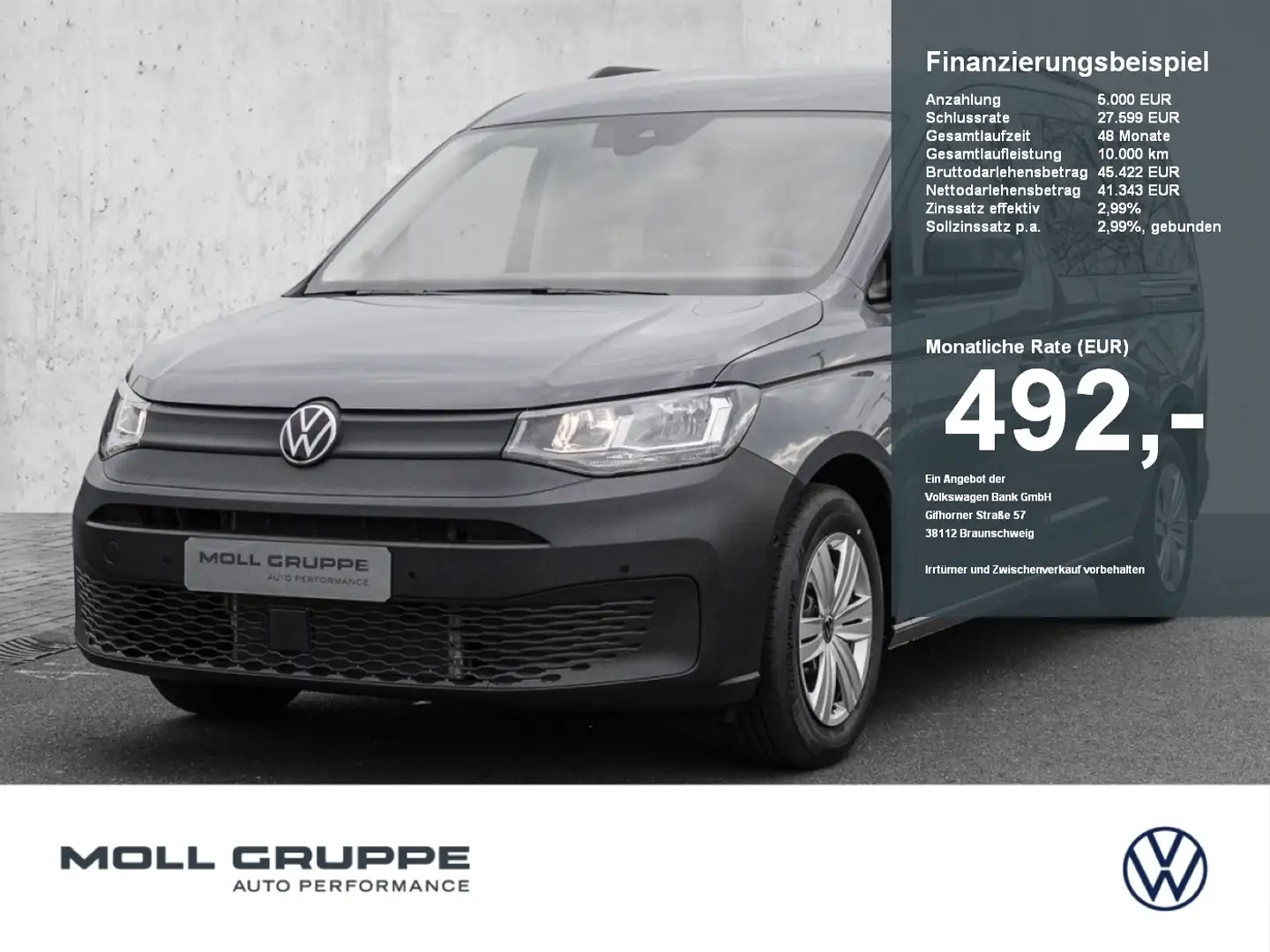 Volkswagen Caddy Maxi California TSI DSG Bett Mini Küche Grigio - 1