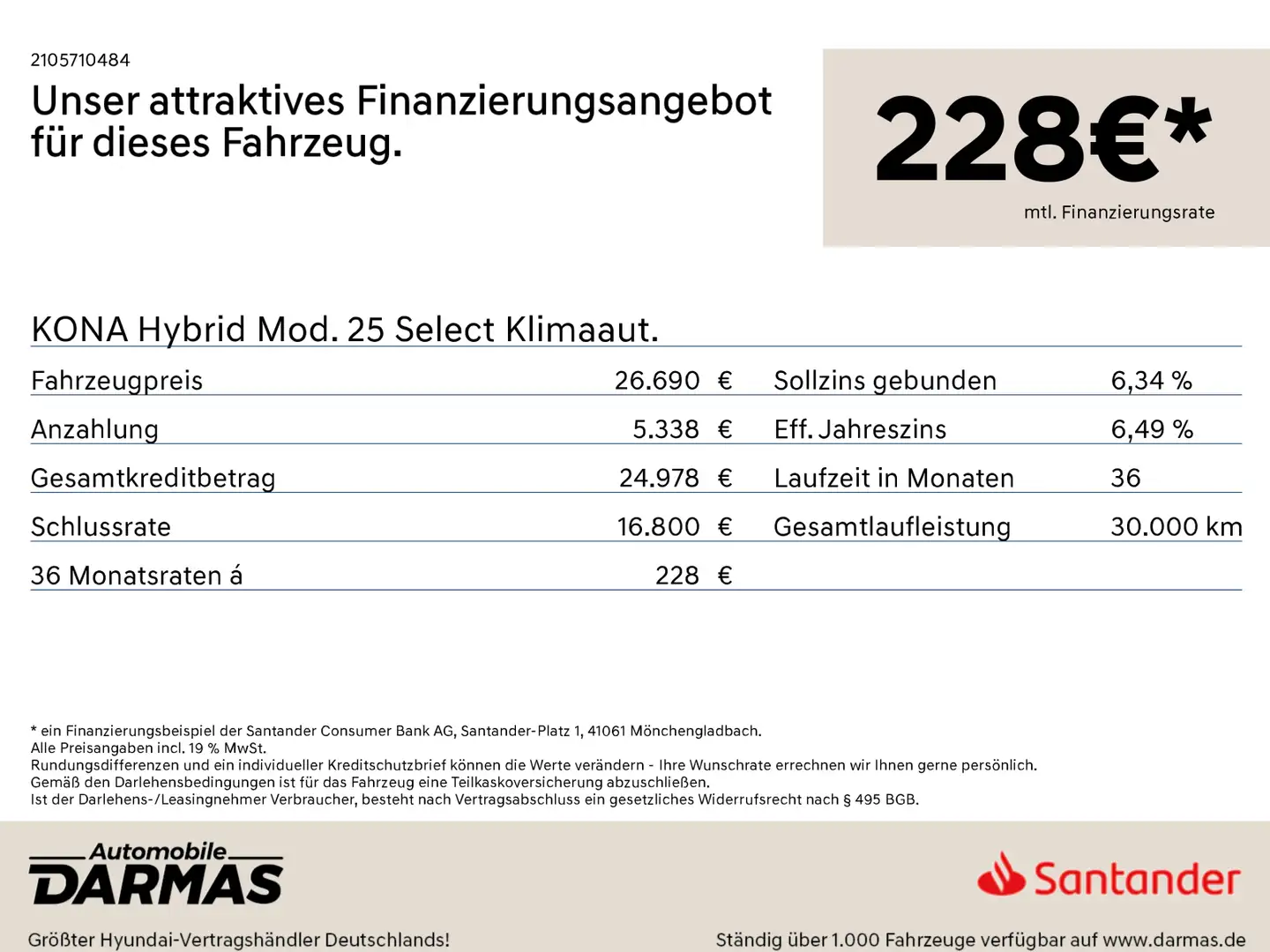 Hyundai KONA KONA Hybrid Mod. 25 Select Klimaaut. Bleu - 2